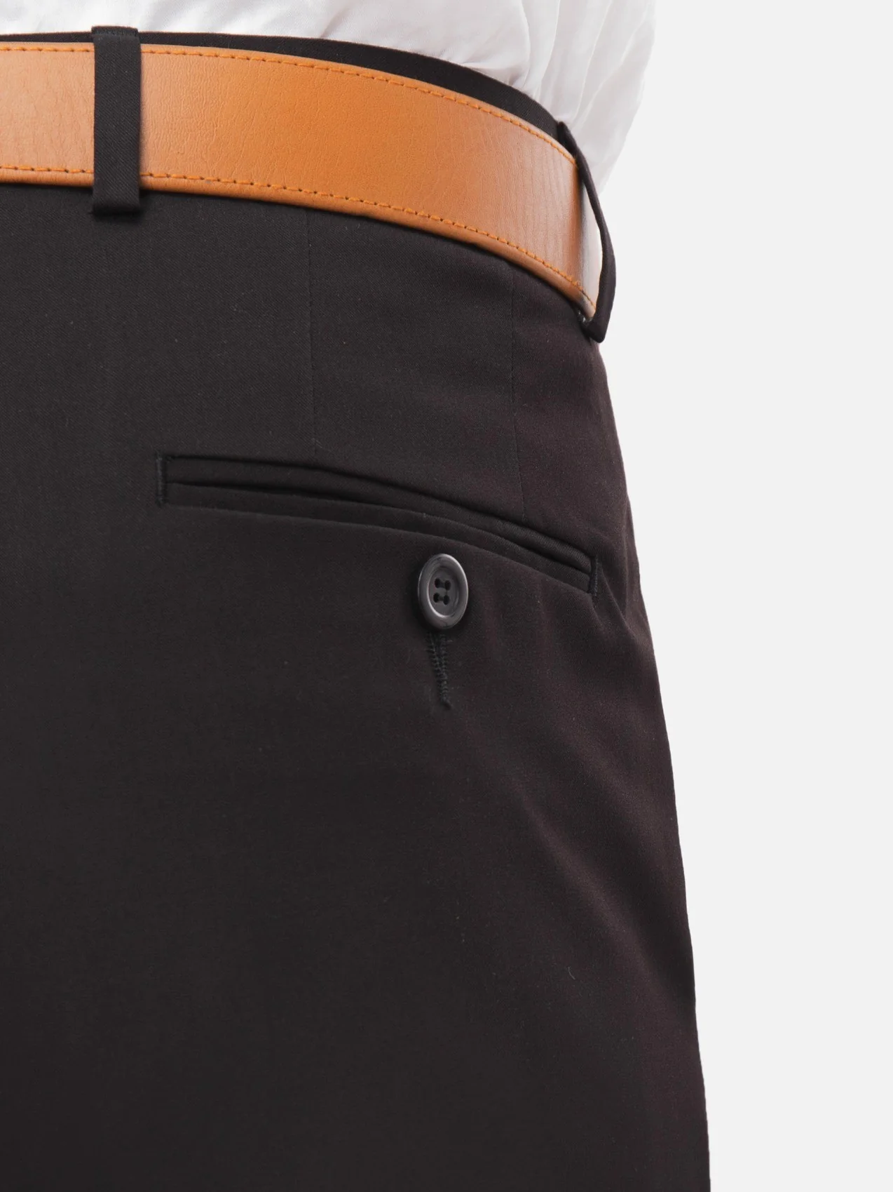 Men's Black Suit Pant - EMBPF20-021 - Image 3