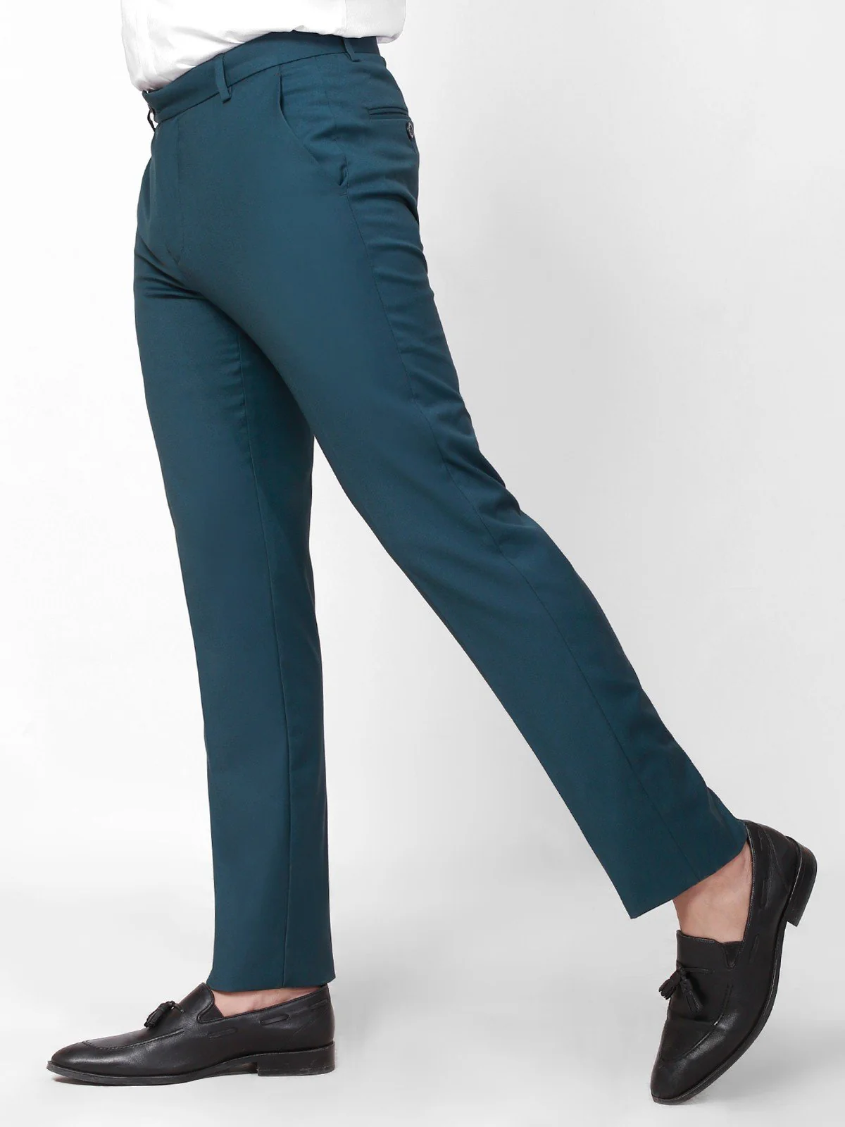 Men's Dark Teal Pant - EMBPF20-029 - Image 2