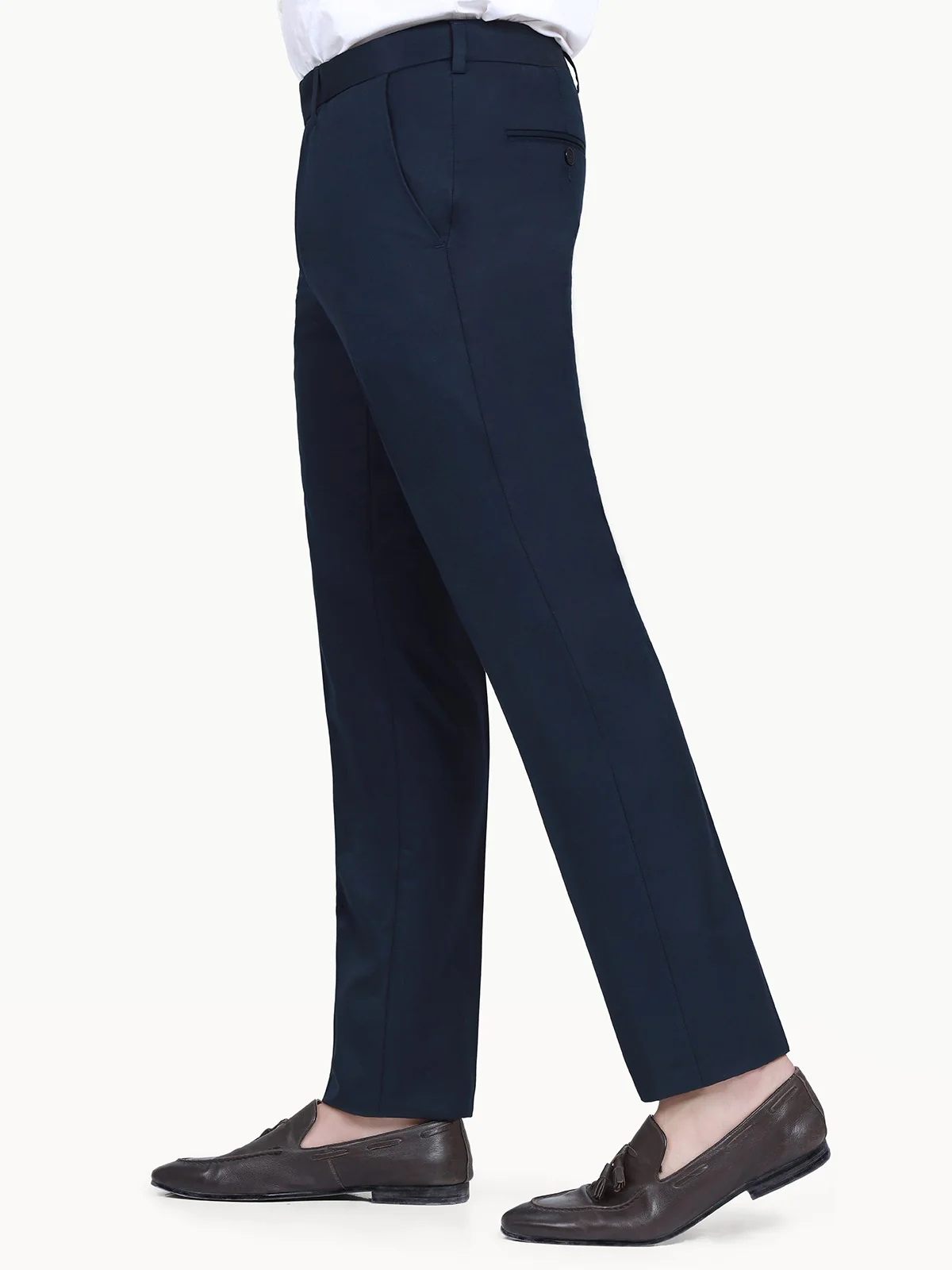 Men's Grey Formal Pant - EMBPF21-15221 - Image 2