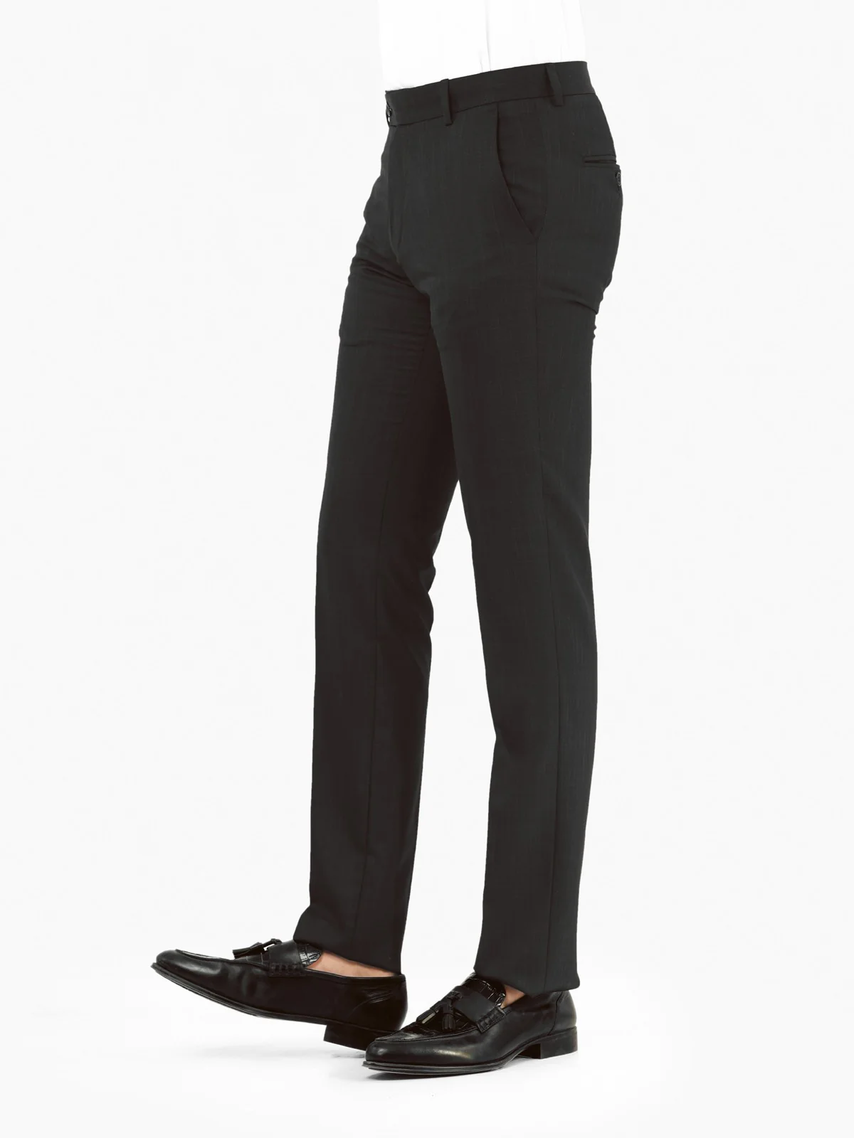 Men's Charcoal Dress Pant - EMBPF22-15222 - Image 3
