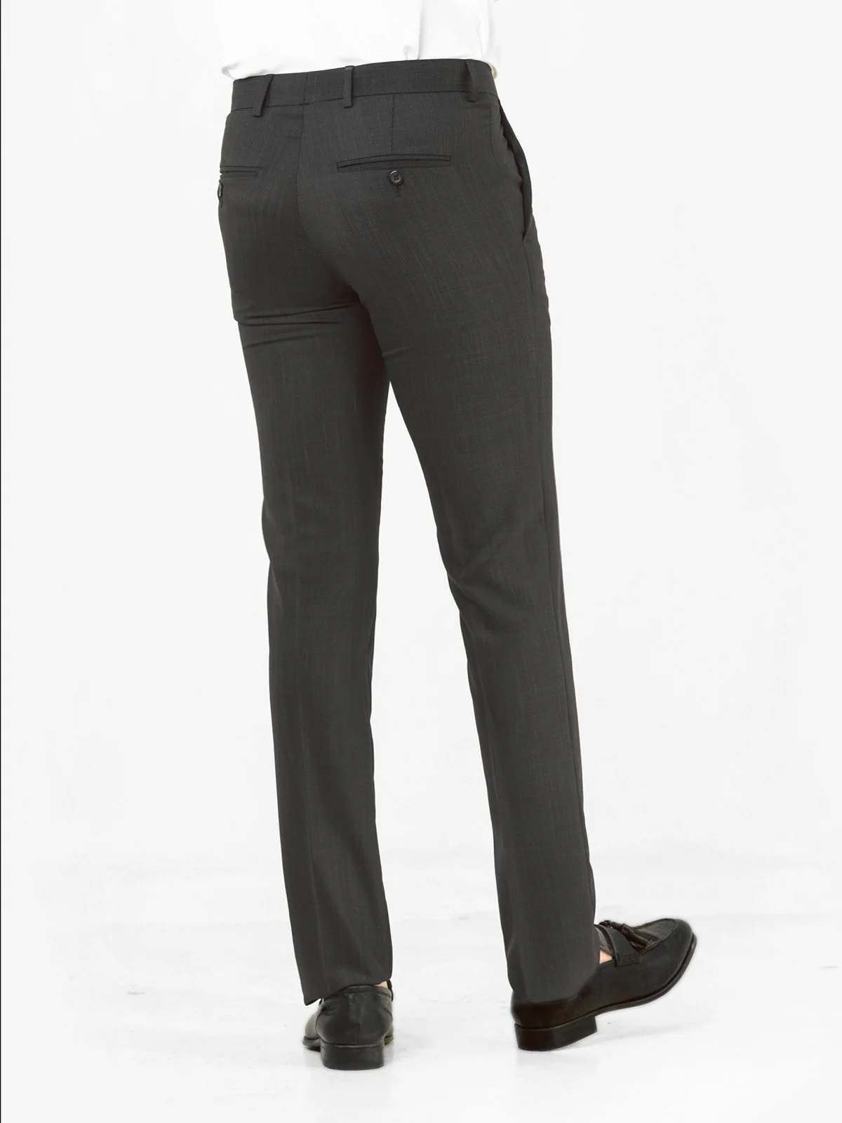 Men's Charcoal Dress Pant - EMBPF22-15222 - Image 4