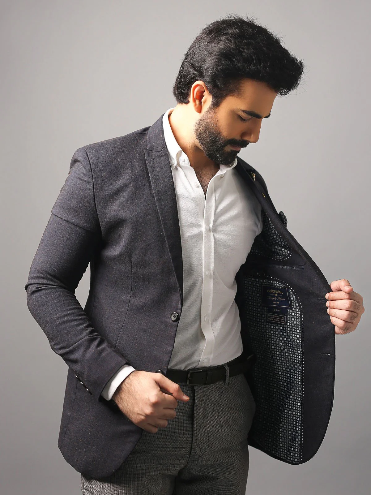 Men's Deep Blue Blazer - EMTB18-6646 - Image 2