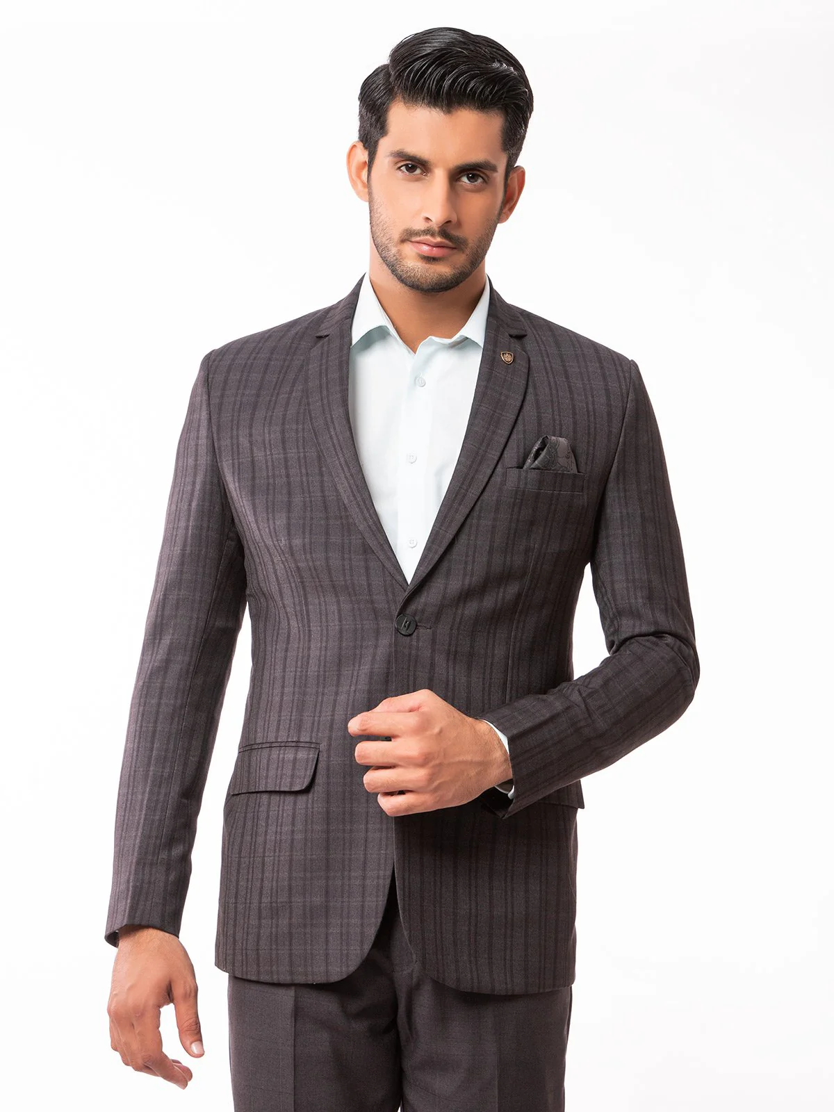 Men's Charcoal Blazer - EMTB19-6657
