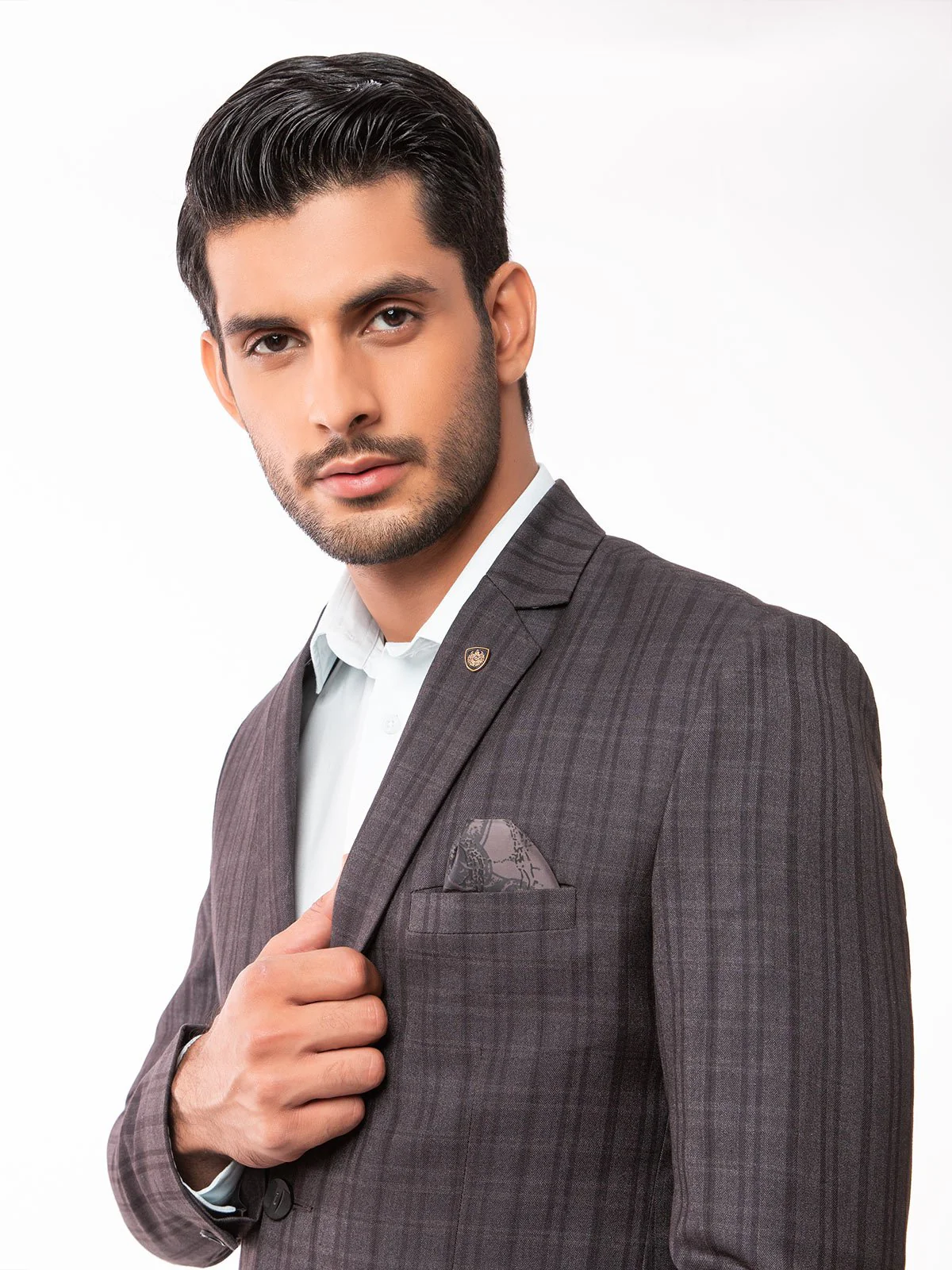 Men's Charcoal Blazer - EMTB19-6657 - Image 2