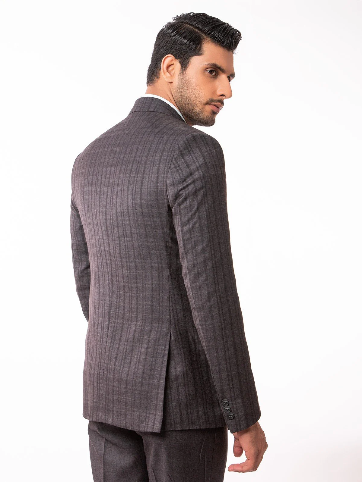 Men's Charcoal Blazer - EMTB19-6657 - Image 4