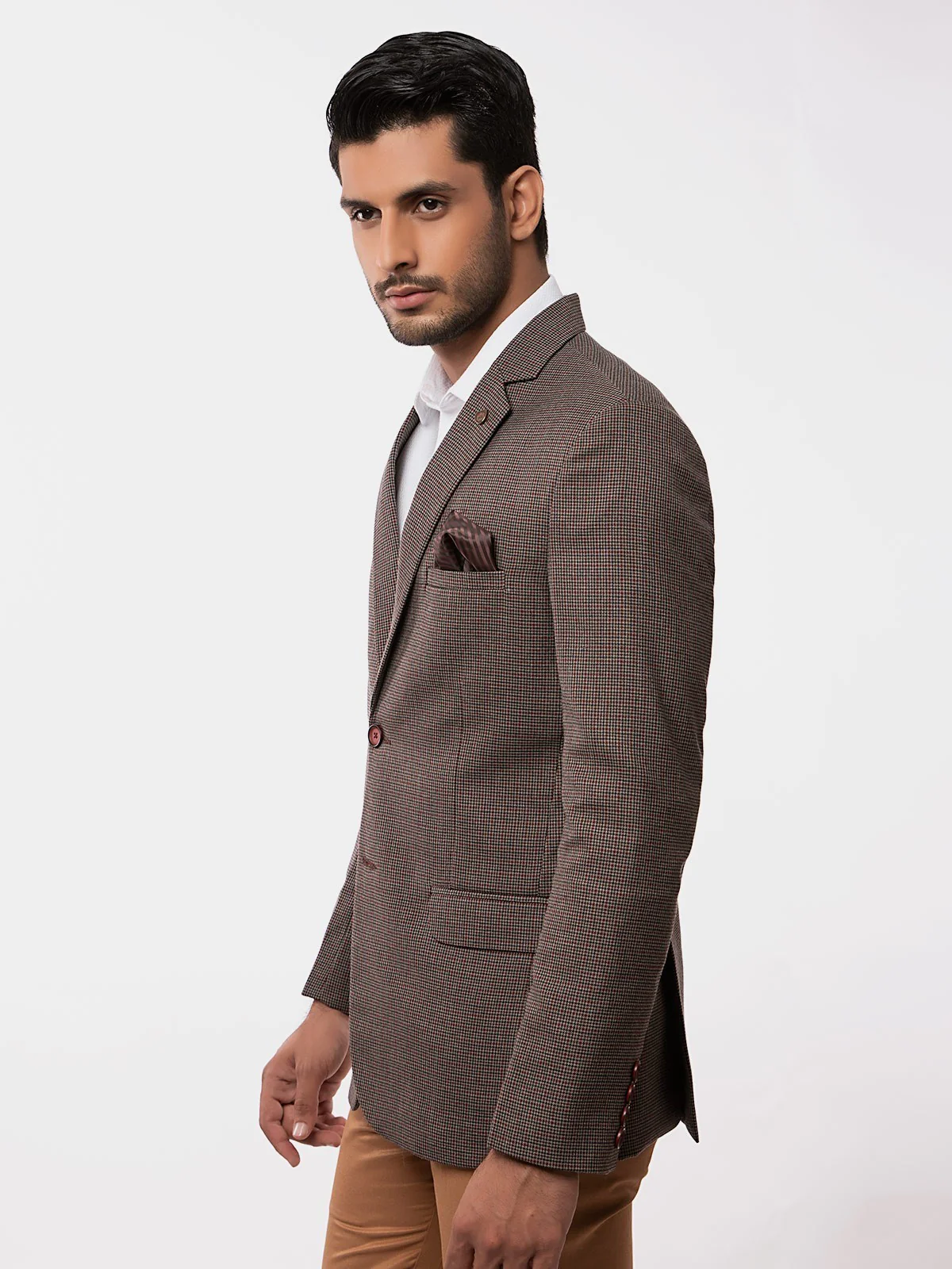 Men's Dead Brown Blazer - EMTB19-6687 - Image 3