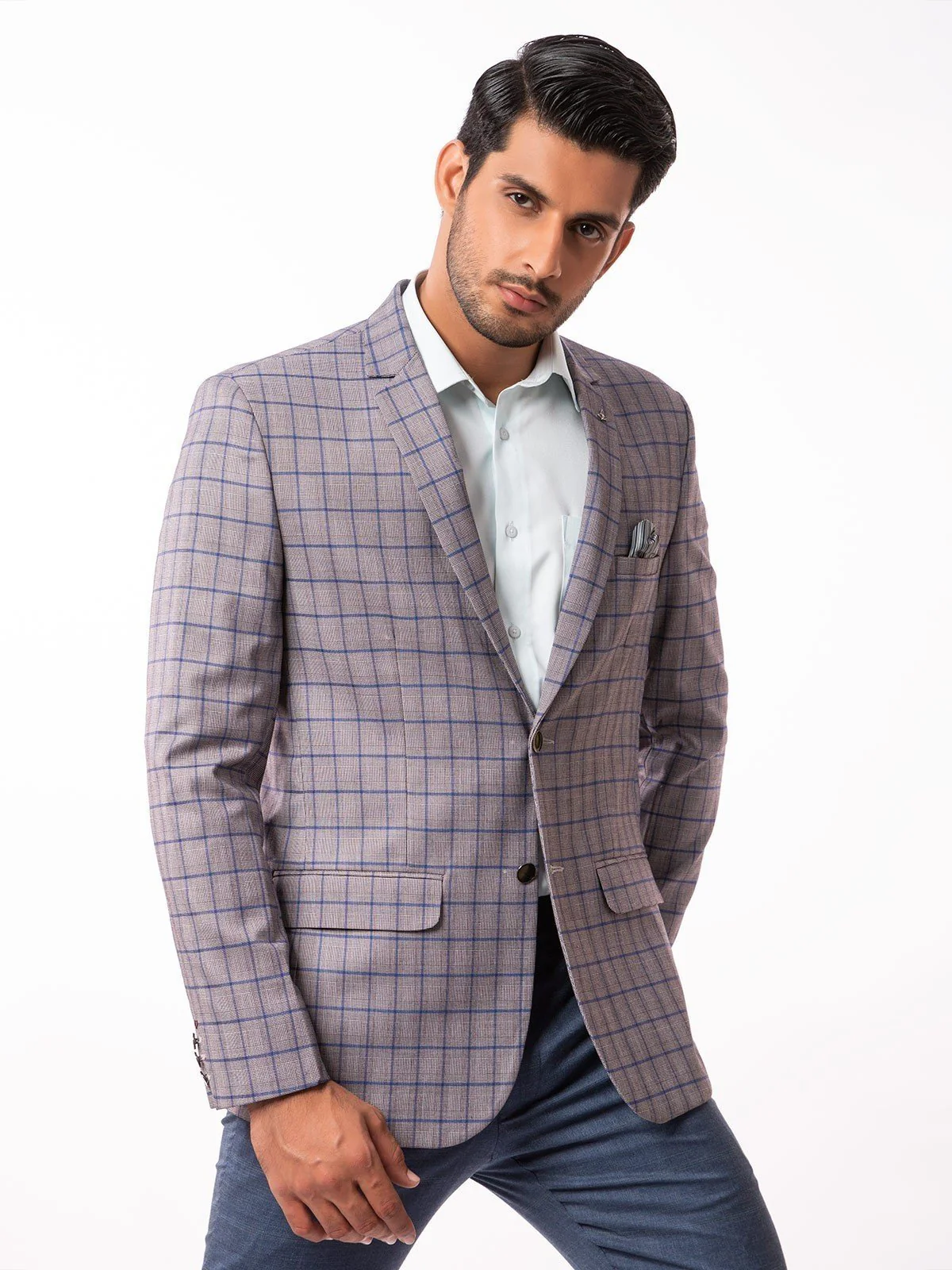Men's Grey Blazer - EMTB19-6690 - Image 3