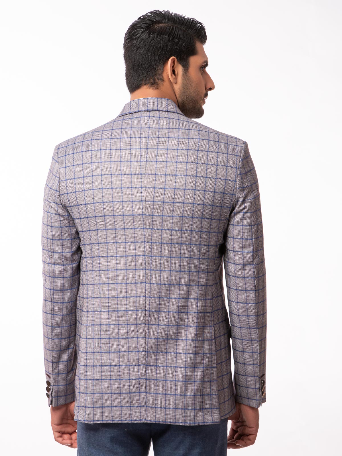 Men's Grey Blazer - EMTB19-6690 - Image 4
