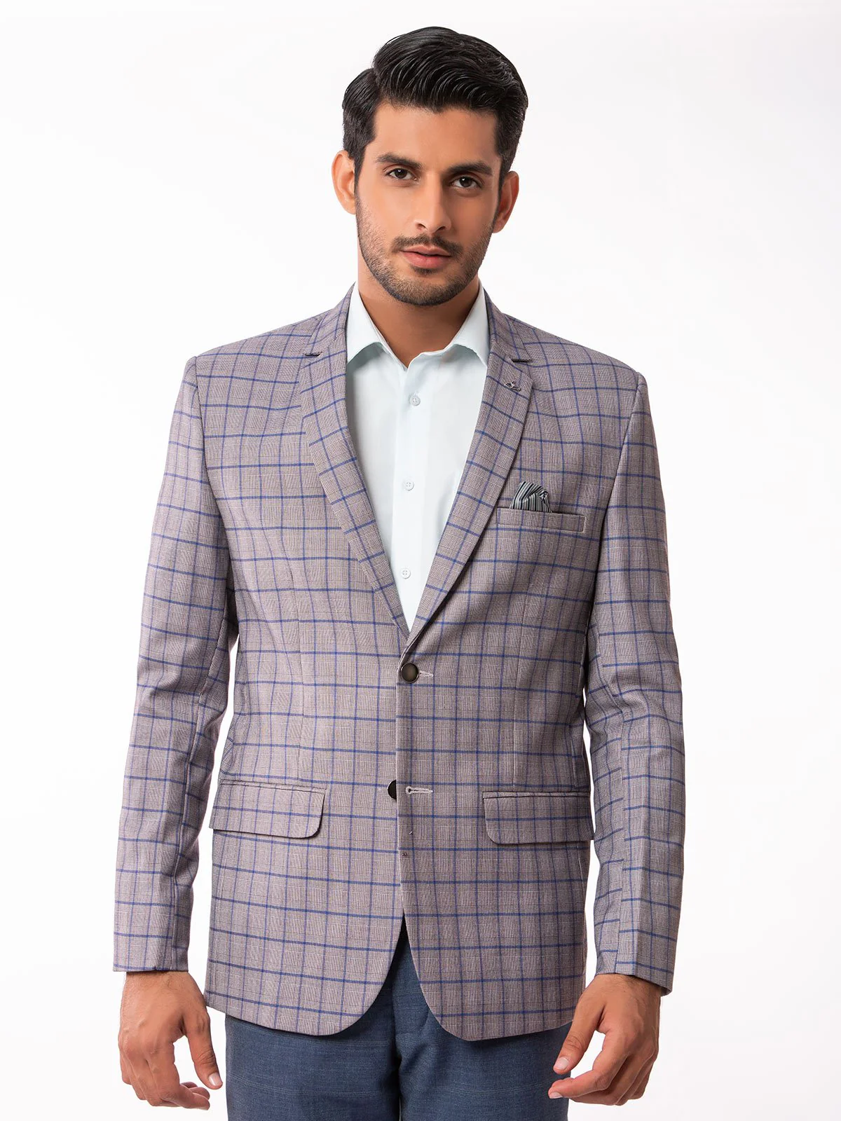 Men's Grey Blazer - EMTB19-6690 - Image 6