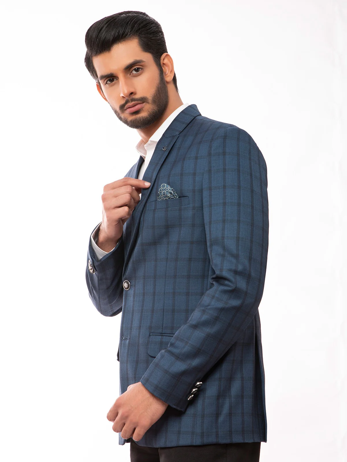 Men's Deep Blue Blazer - EMTB19-6711 - Image 3