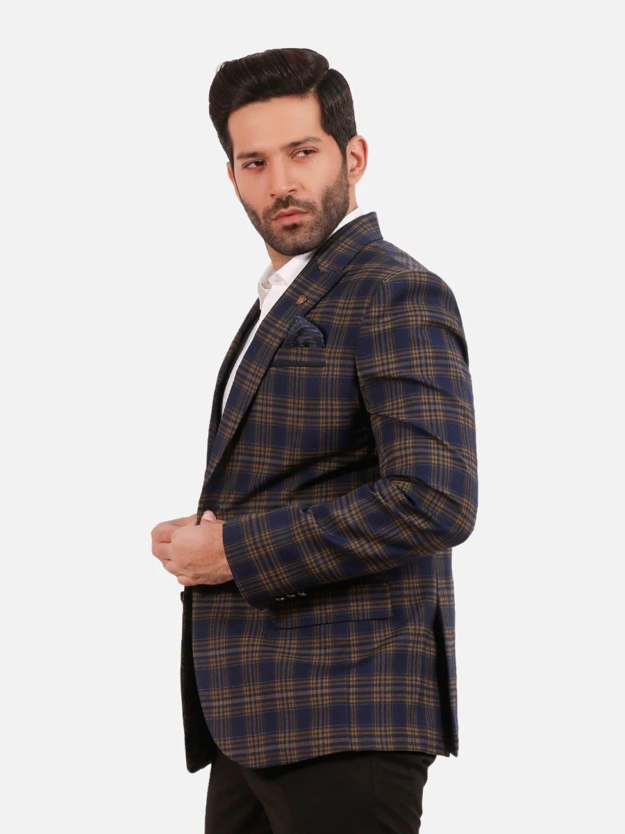 Men's Blue Blazer - EMTB20-6706 - Image 3