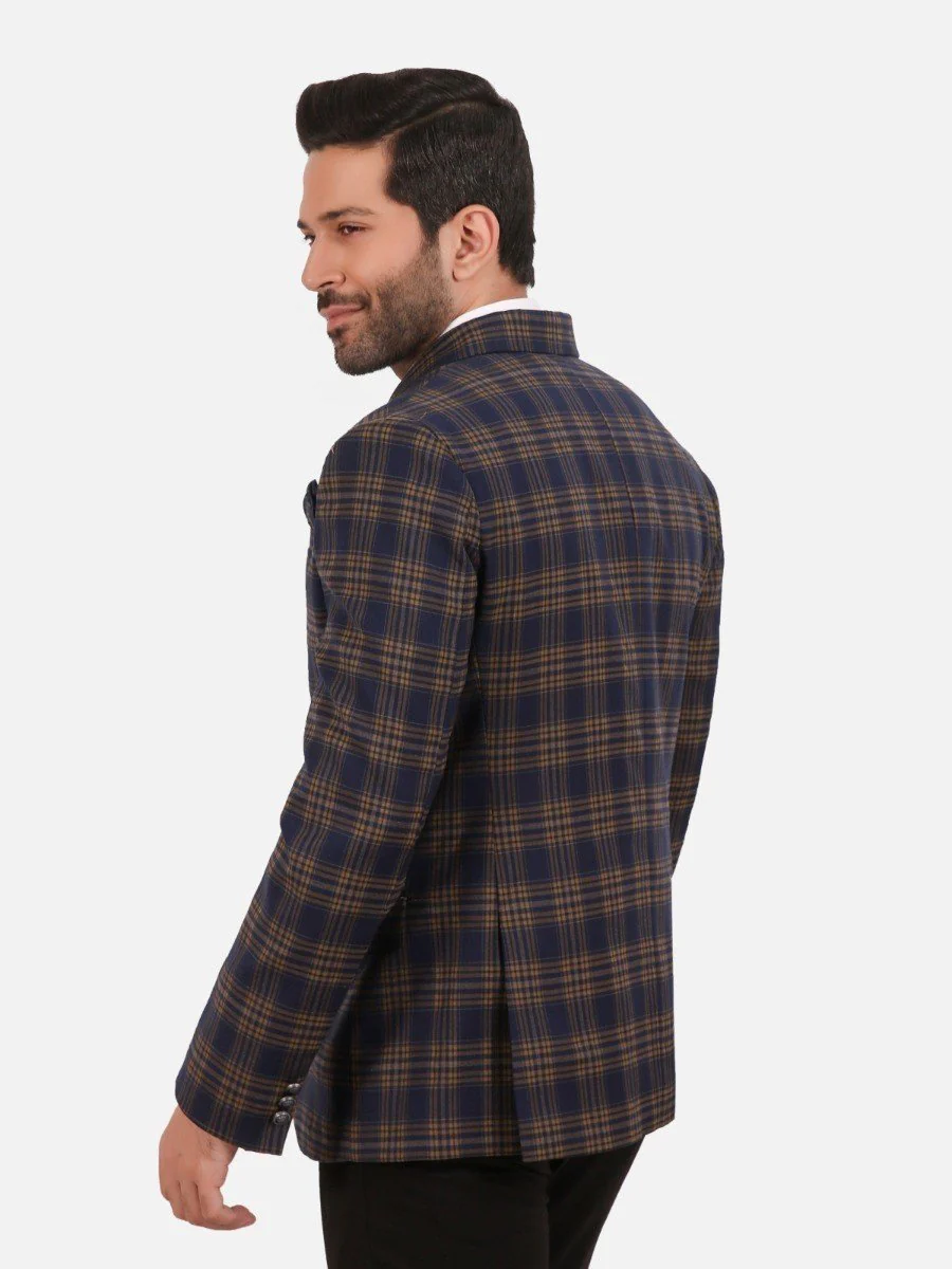 Men's Blue Blazer - EMTB20-6706 - Image 4