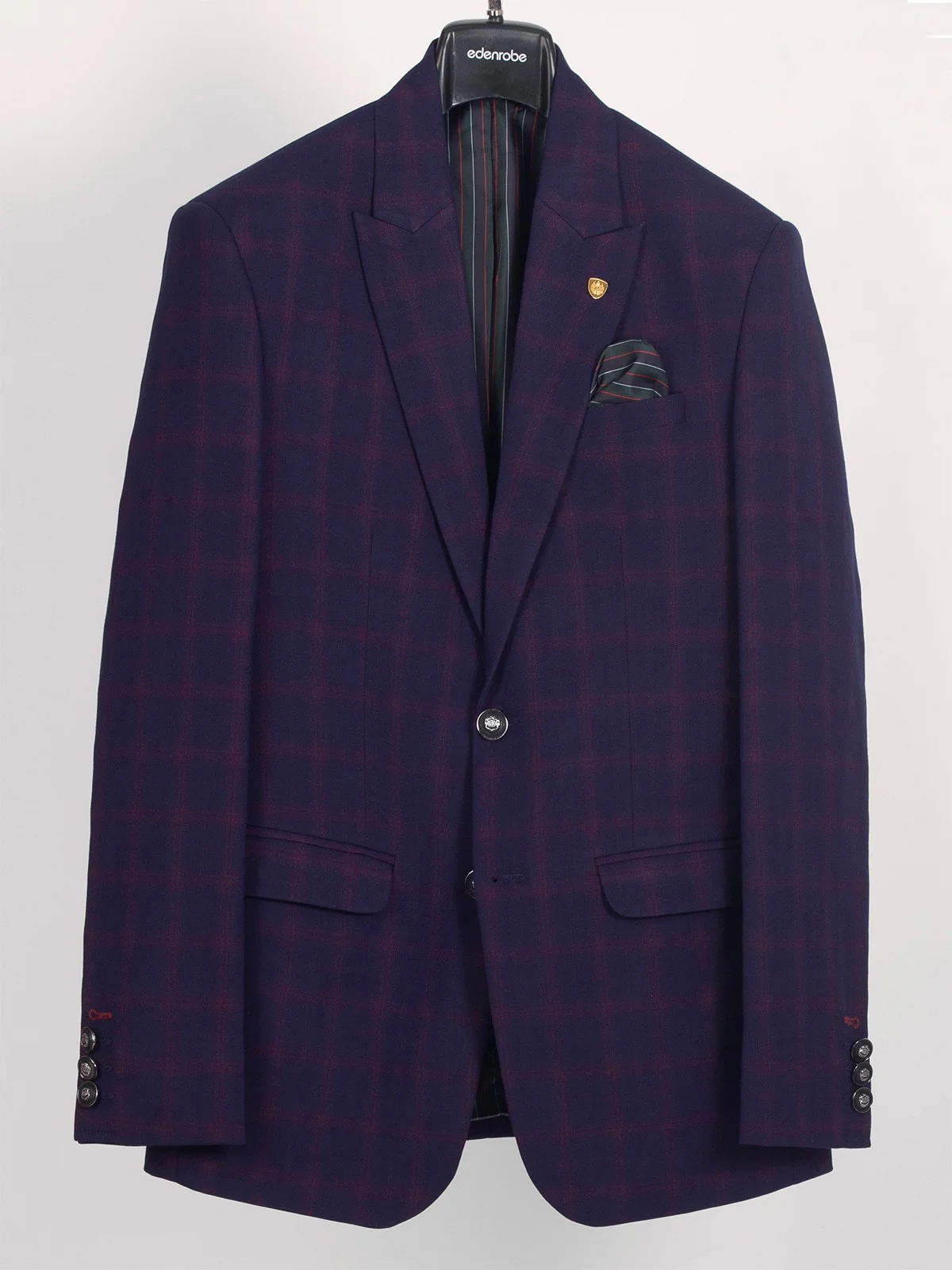 Men's Purple Blazer - EMTB20-6717 - Image 5