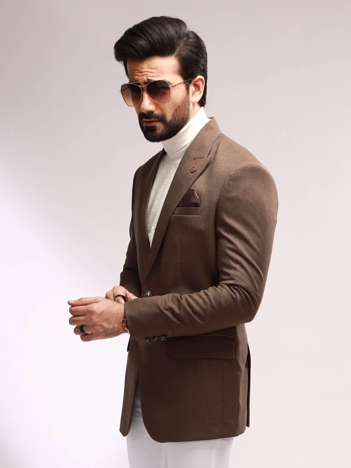 Men's Dead Brown Blazer - EMTB20-6720 - Image 4