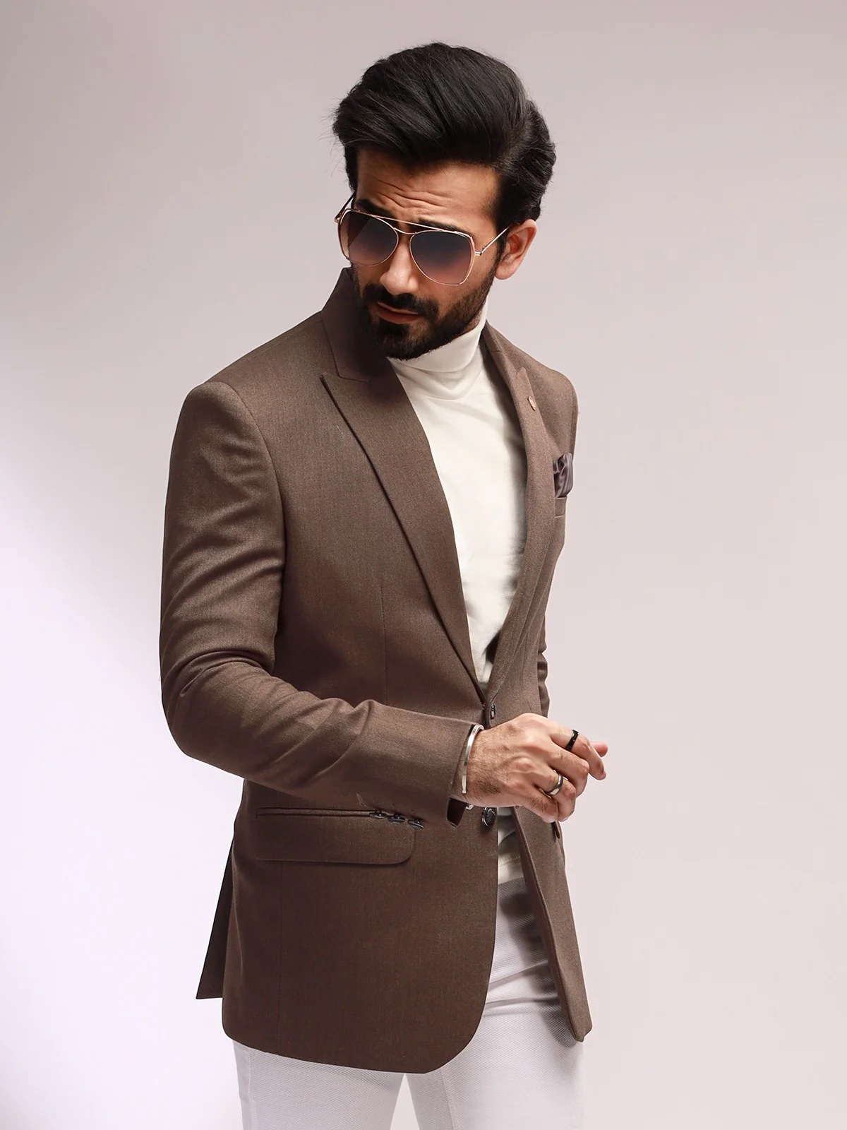 Men's Dead Brown Blazer - EMTB20-6720 - Image 5