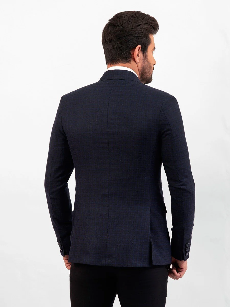 Men's Blue Blazer - EMTB20-6721 - Image 4