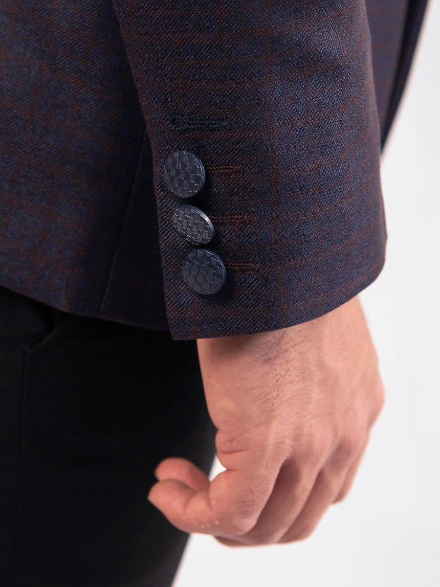 Men's Ink Blue Blazer - EMTB20-6722 - Image 4