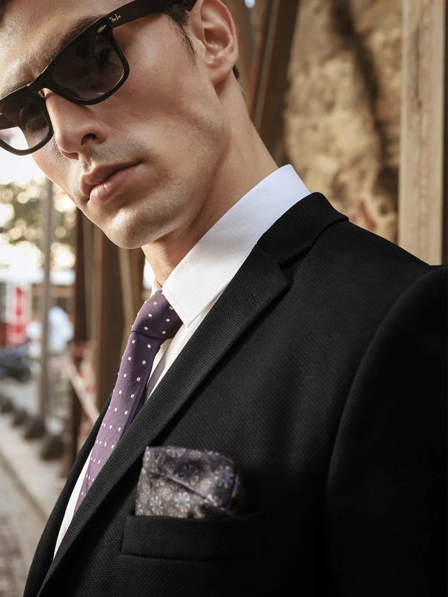Men's Black Blazer - EMTB20-8153 - Image 4