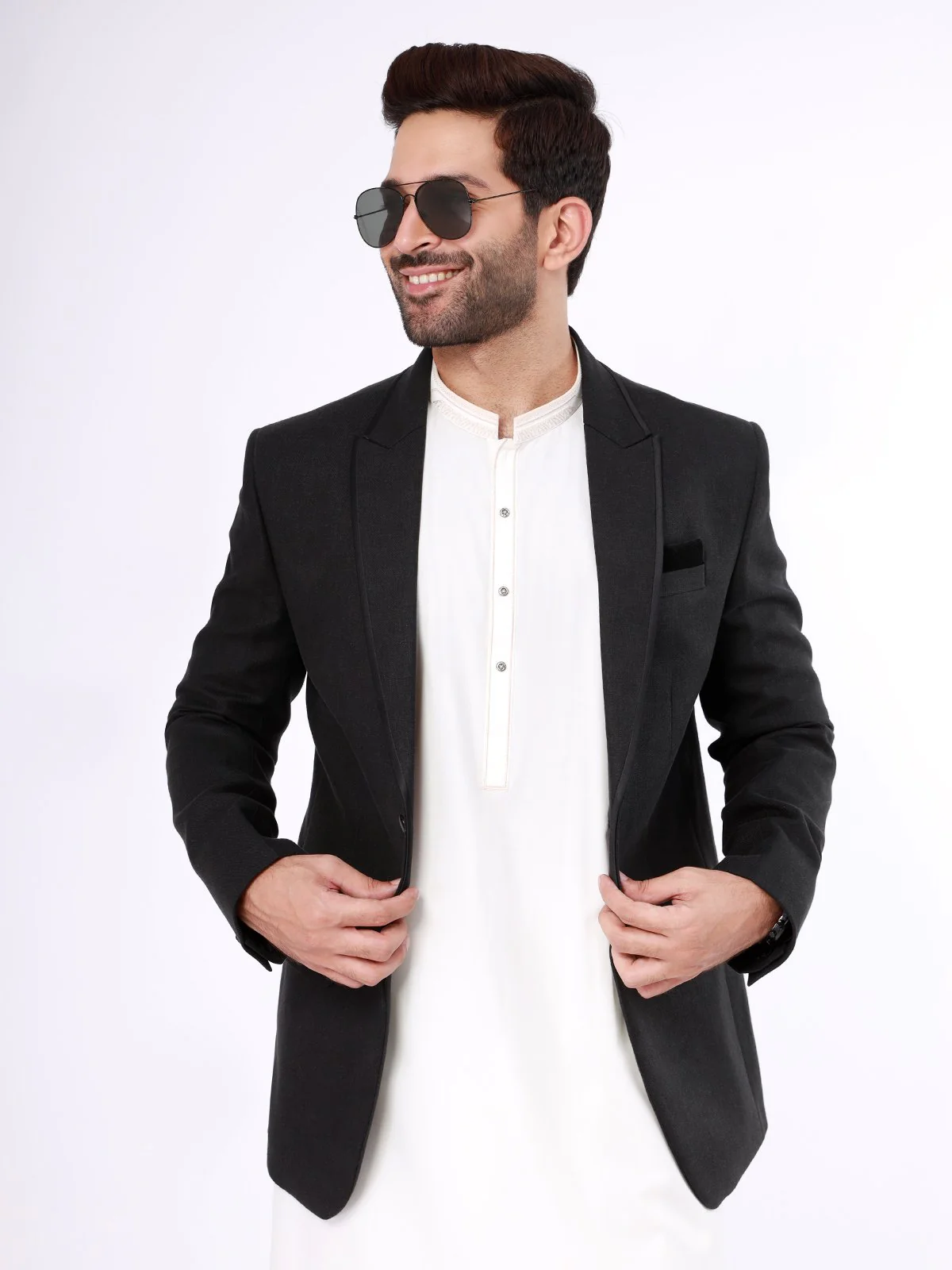Men's Black Blazer - EMTB21-6724 - Image 2