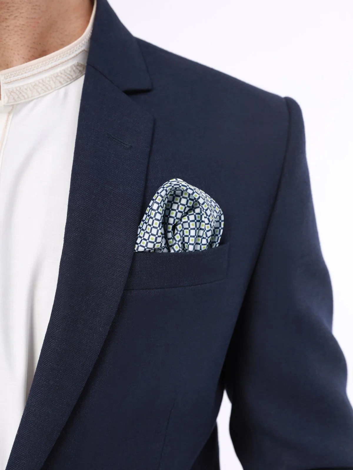 Men's Navy Blue Blazer - EMTB21-6725 - Image 3