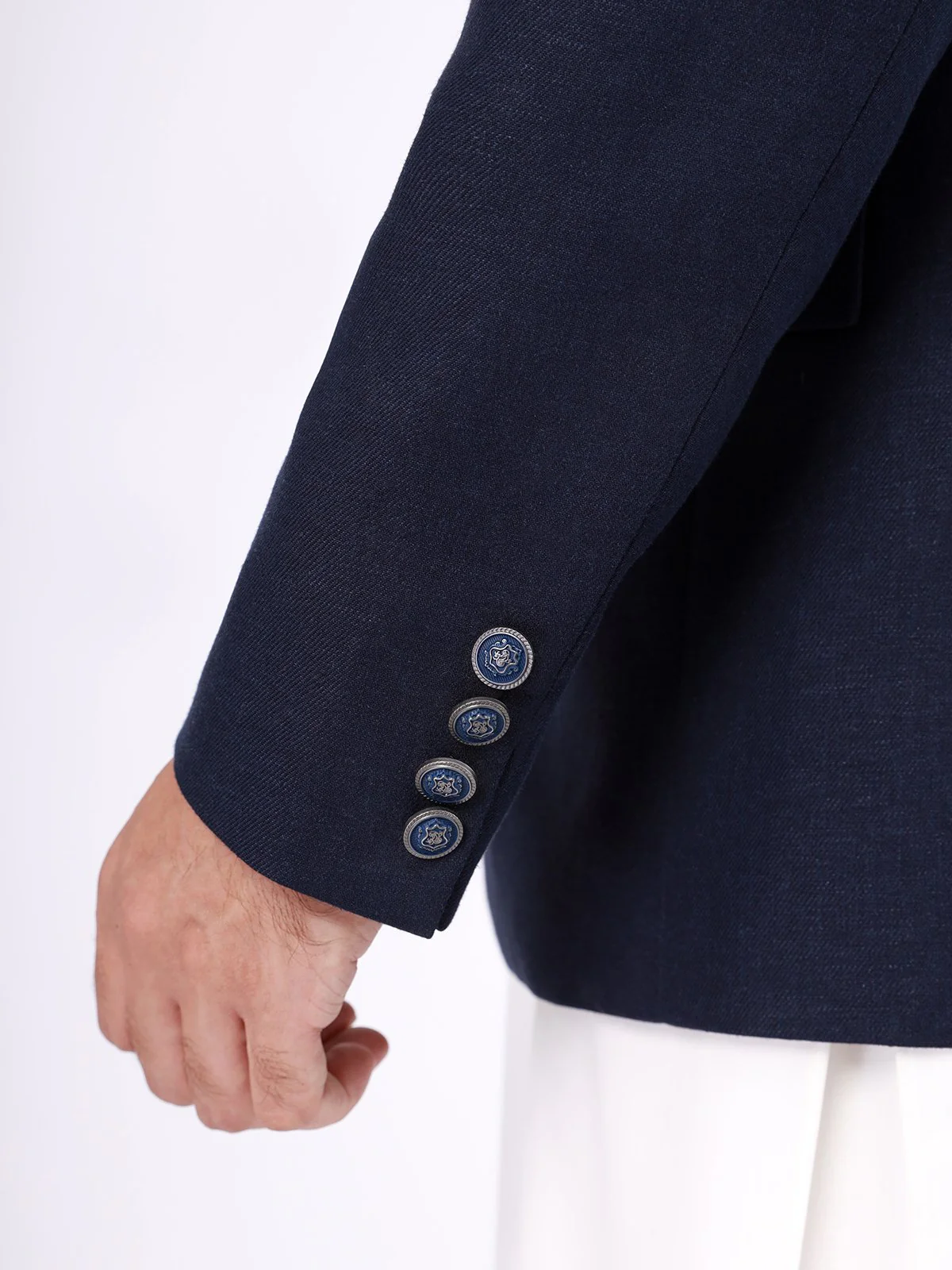 Men's Navy Blue Blazer - EMTB21-6725 - Image 4