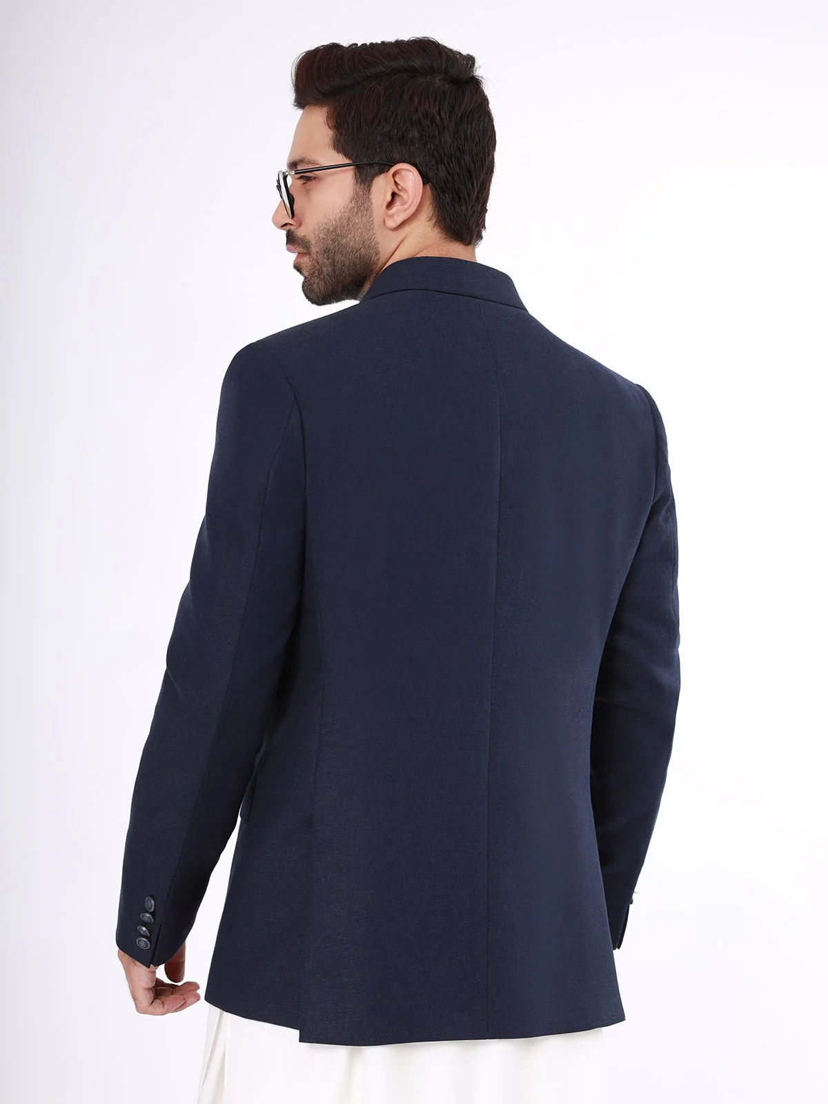 Men's Navy Blue Blazer - EMTB21-6725 - Image 5