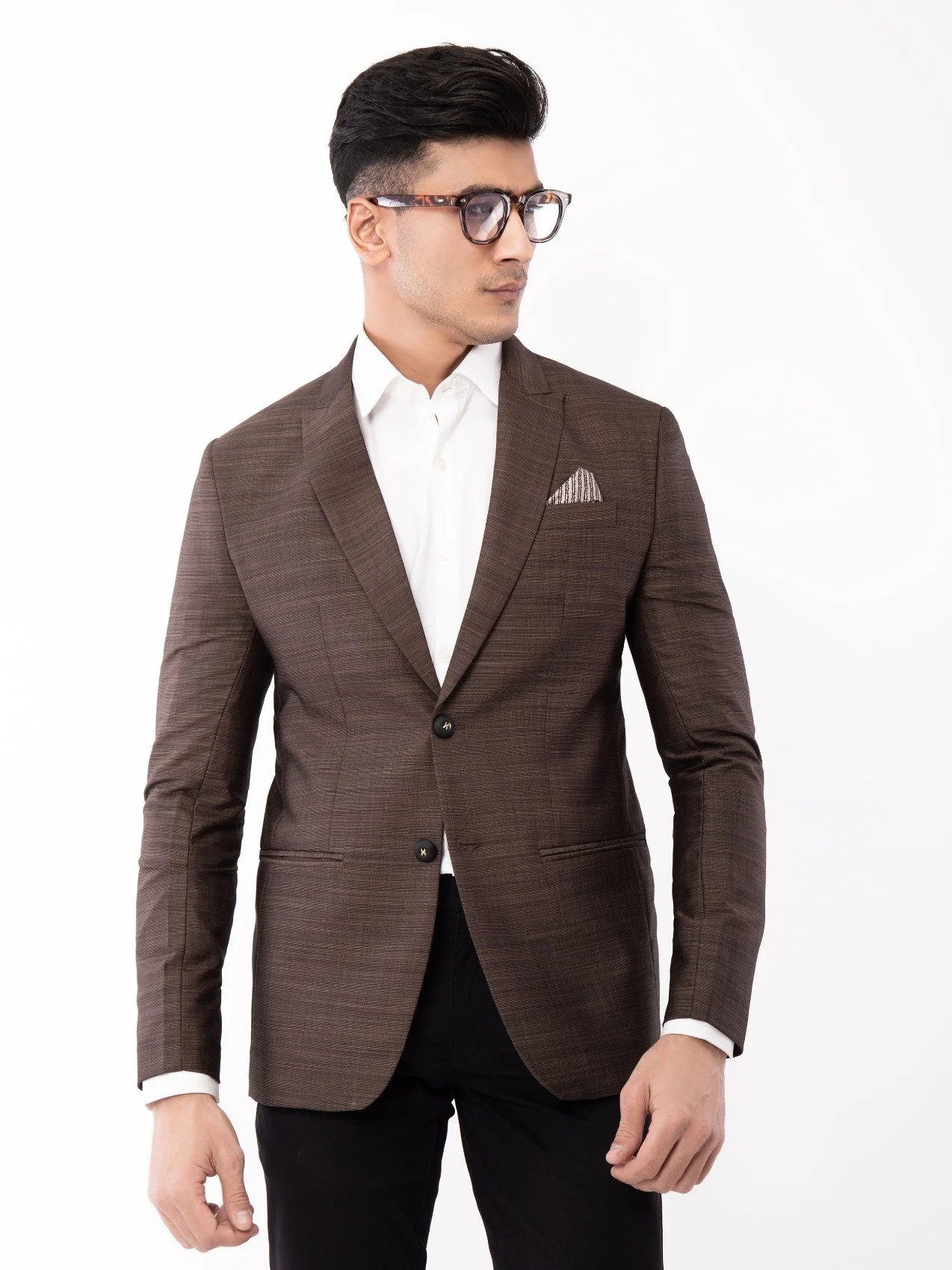 Men's Dull Brown Blazer - EMTB21-6727 - Image 2