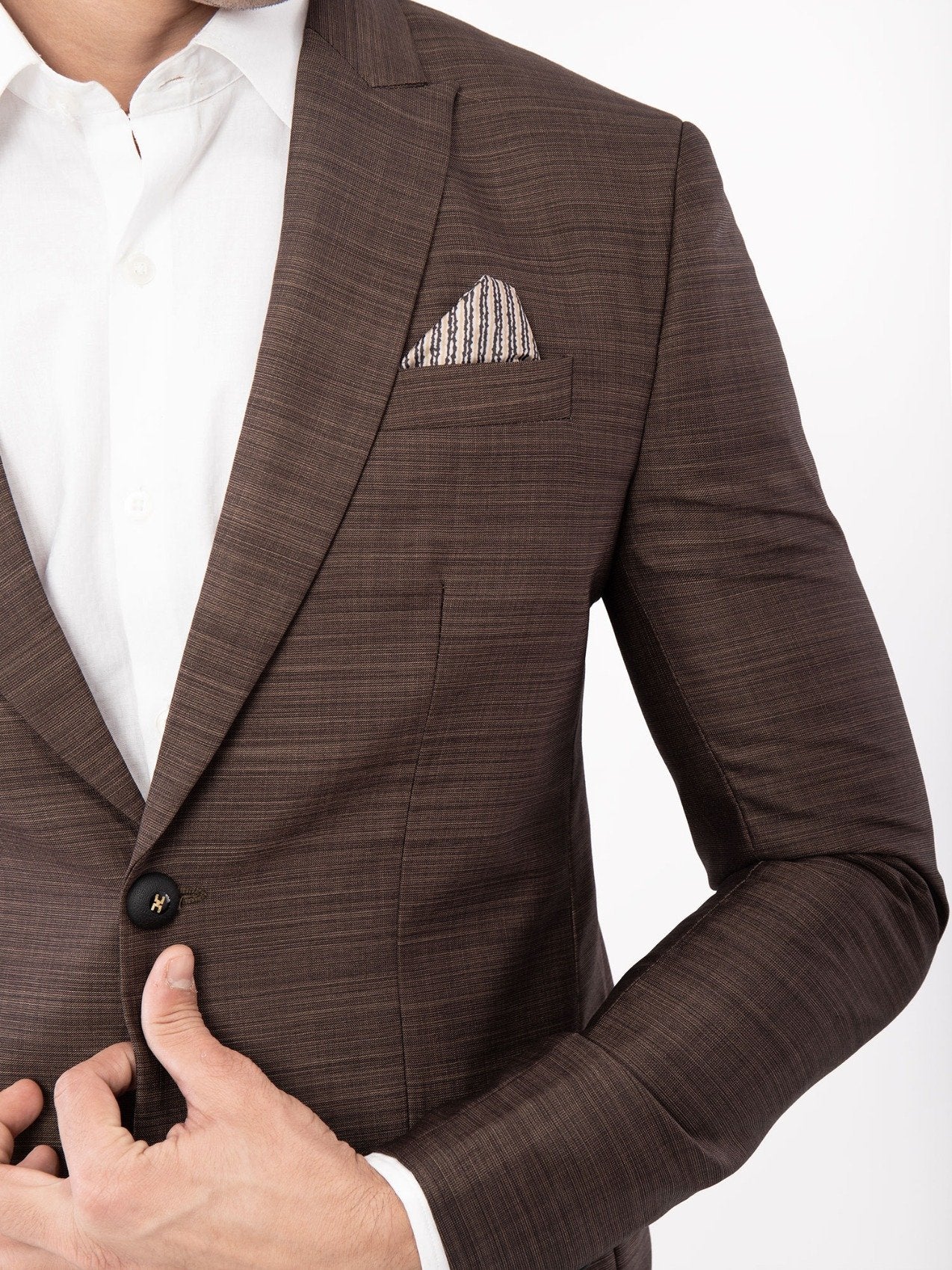 Men's Dull Brown Blazer - EMTB21-6727 - Image 3