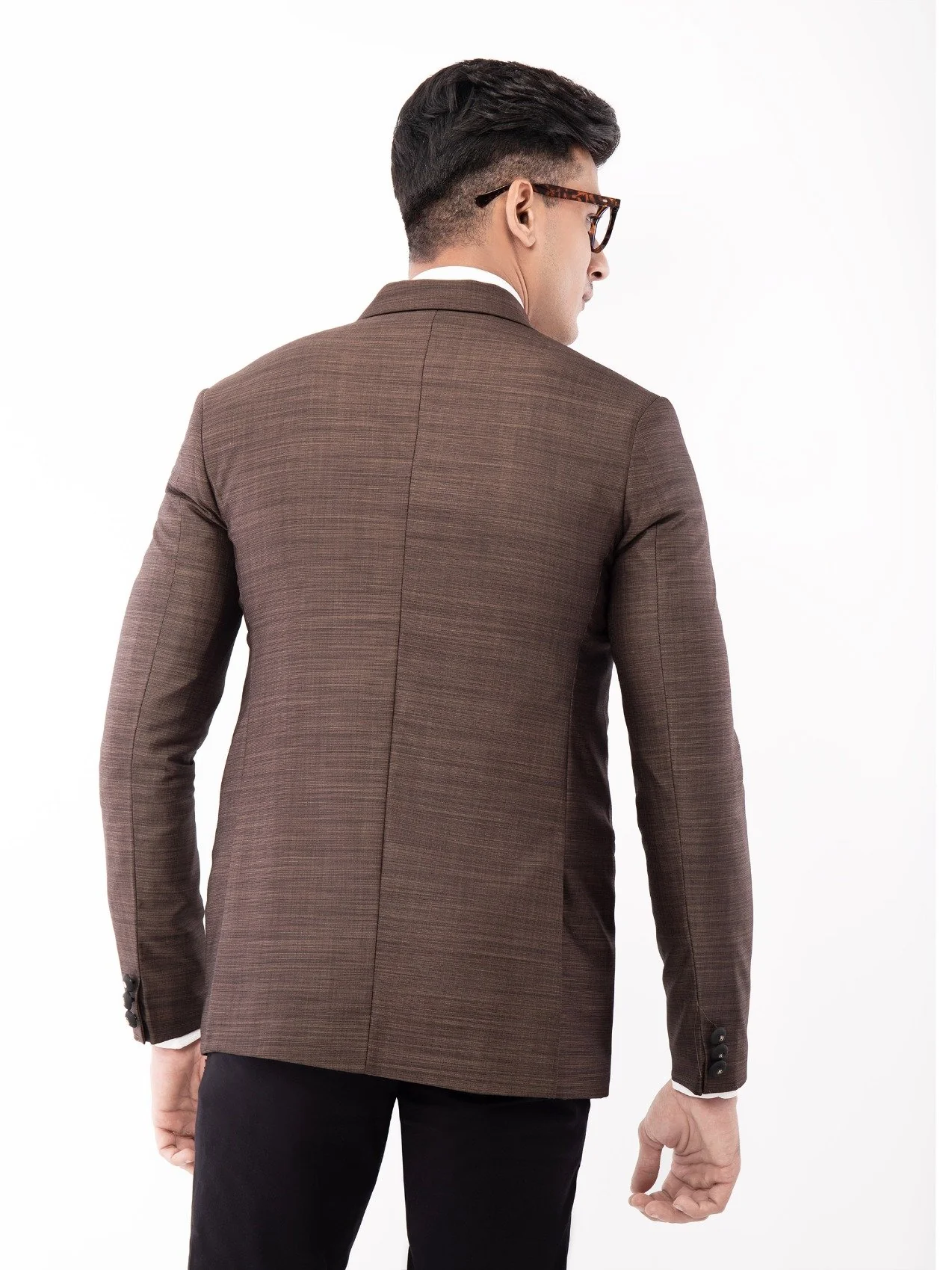 Men's Dull Brown Blazer - EMTB21-6727 - Image 4