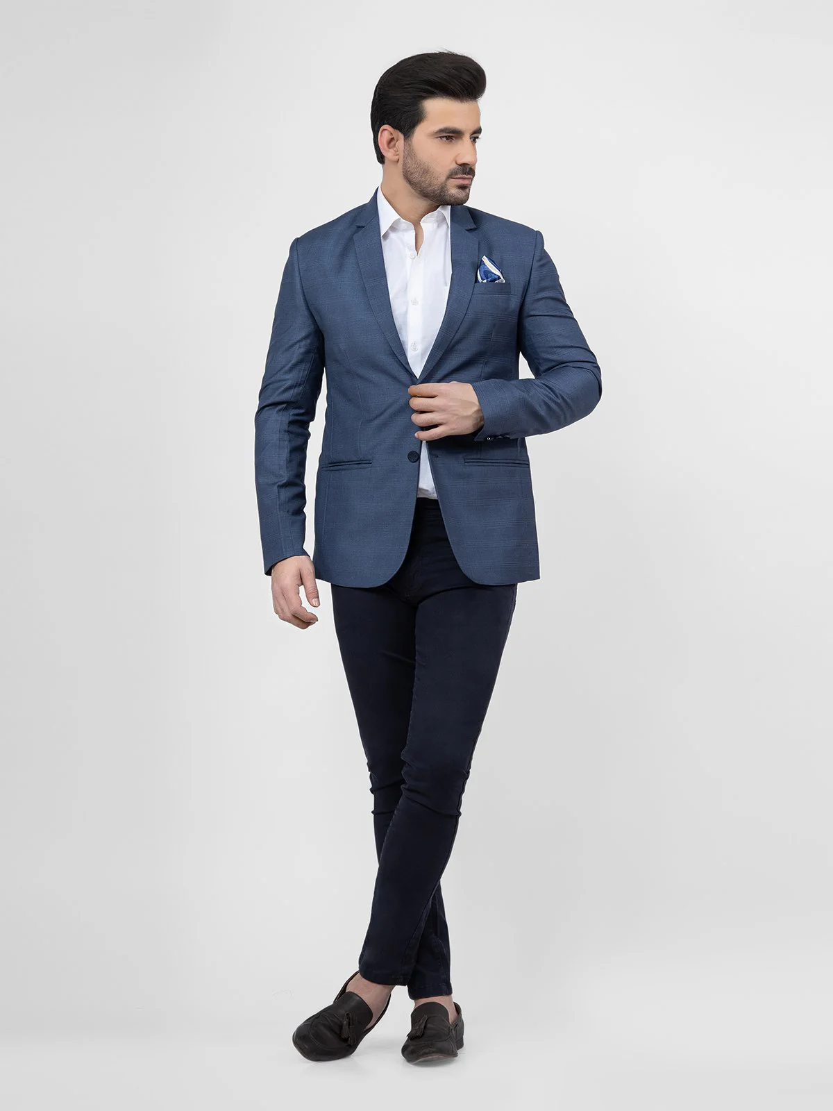 Men's Navy Blazer - EMTB21-6730 - Image 2