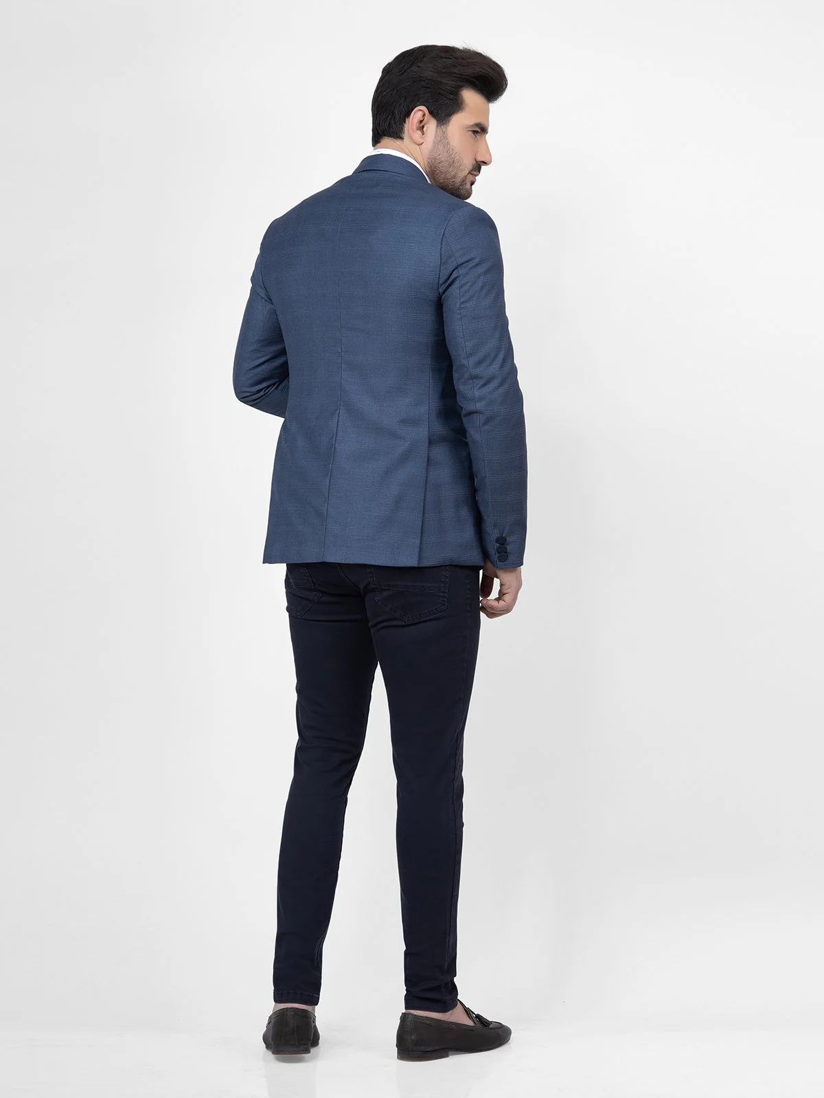 Men's Navy Blazer - EMTB21-6730 - Image 4