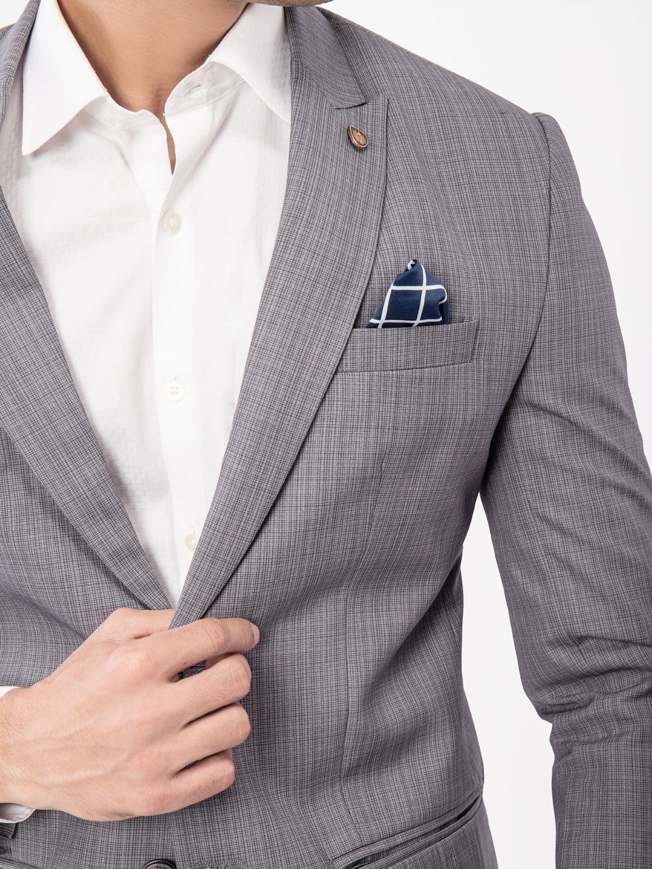 Men's Steel Grey Blazer - EMTB21-6731 - Image 3
