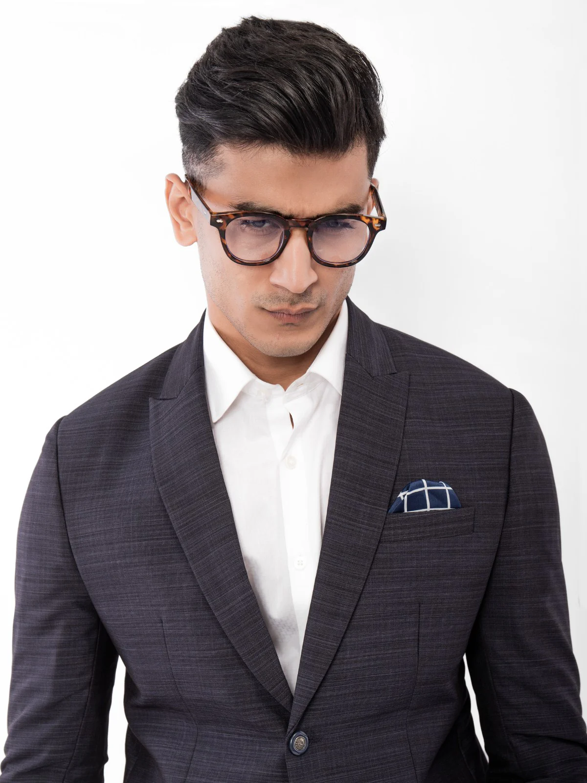 Men's Dark Navy Blazer - EMTB21-6733 - Image 2