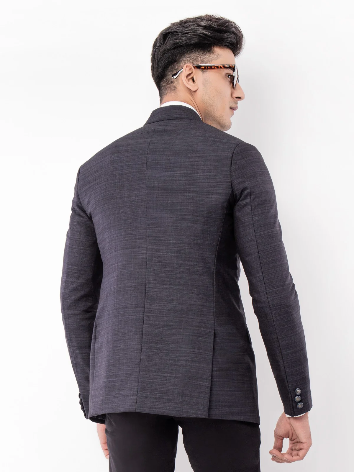 Men's Dark Navy Blazer - EMTB21-6733 - Image 3