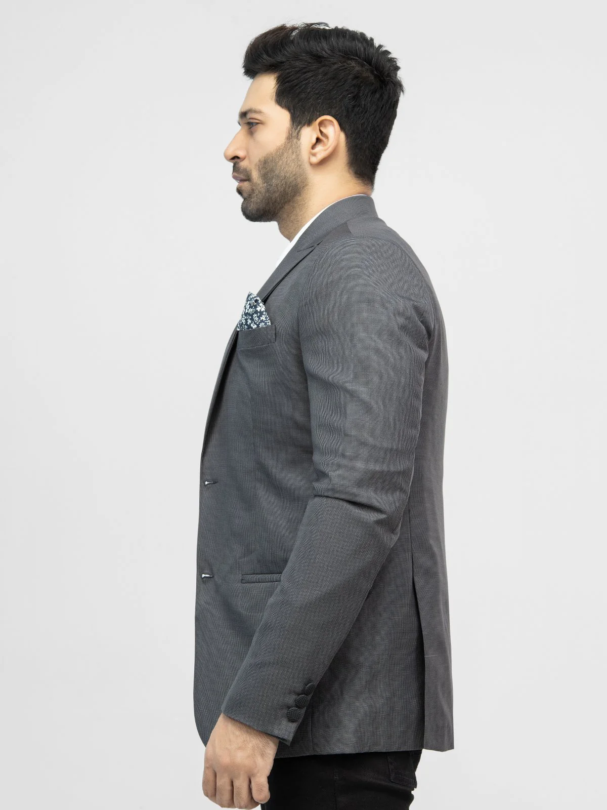 Men's Charcoal Blazer - EMTB21-6735 - Image 3