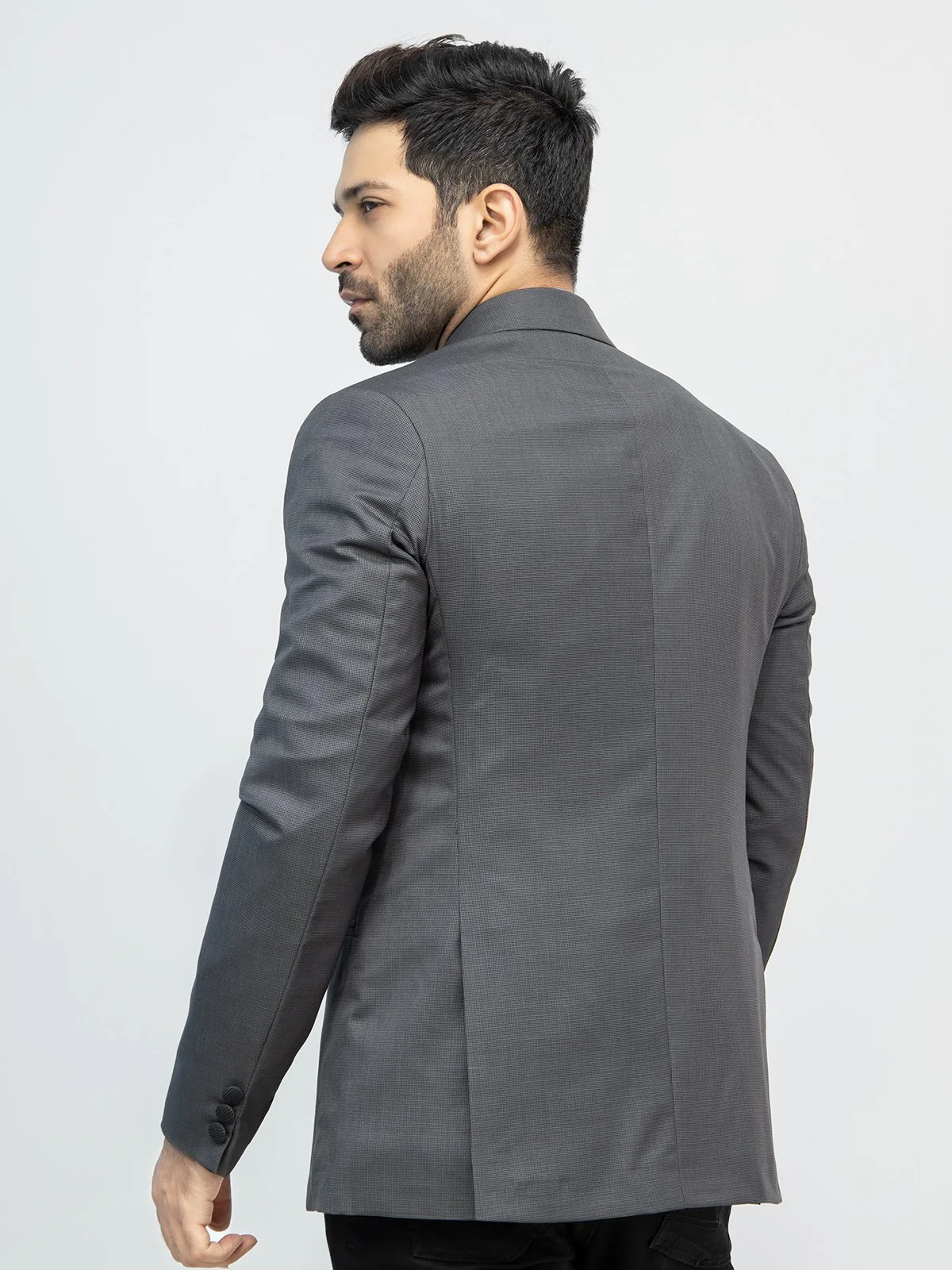 Men's Charcoal Blazer - EMTB21-6735 - Image 4