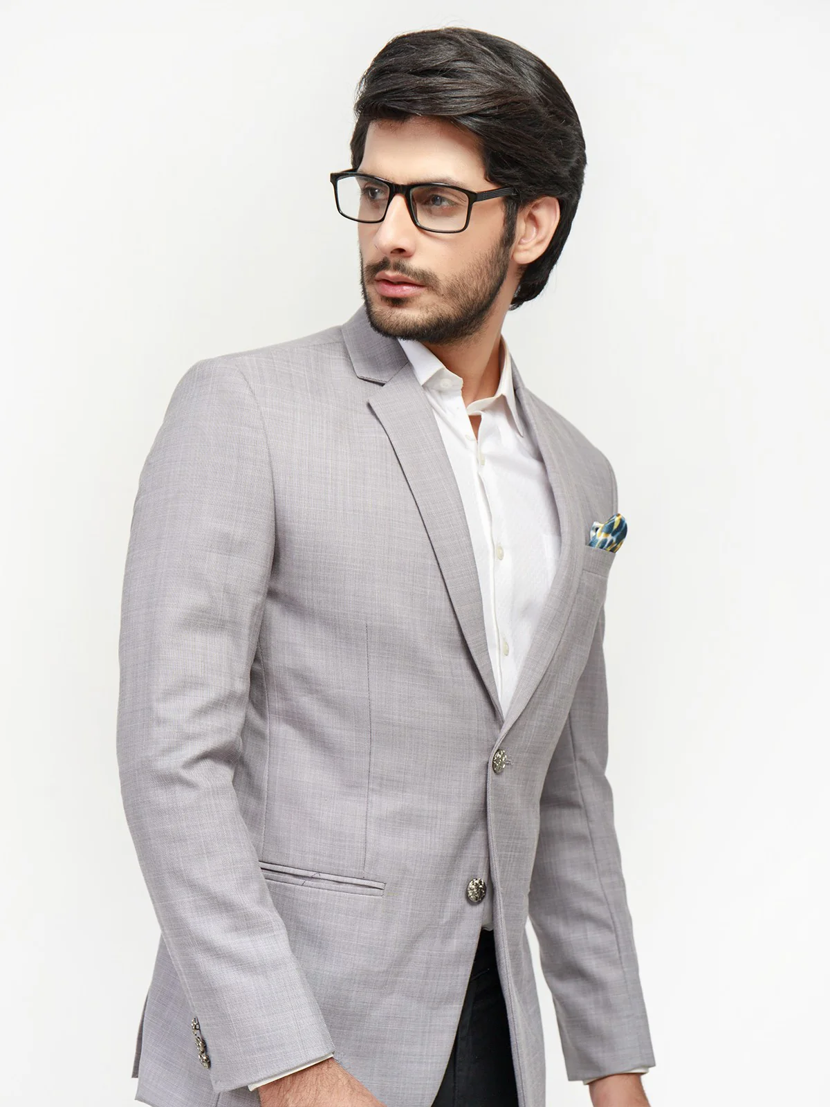 Men's Light Grey Blazer - EMTB21-6738 - Image 2