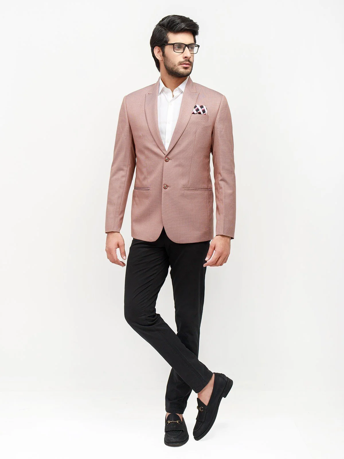 Men's Dusty Rose Blazer - EMTB21-6739 - Image 2