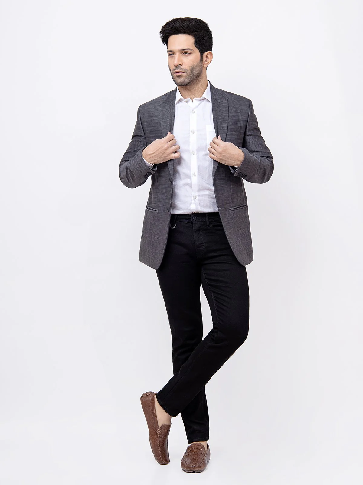 Men's Grey Blazer - EMTB21-6741 - Image 2