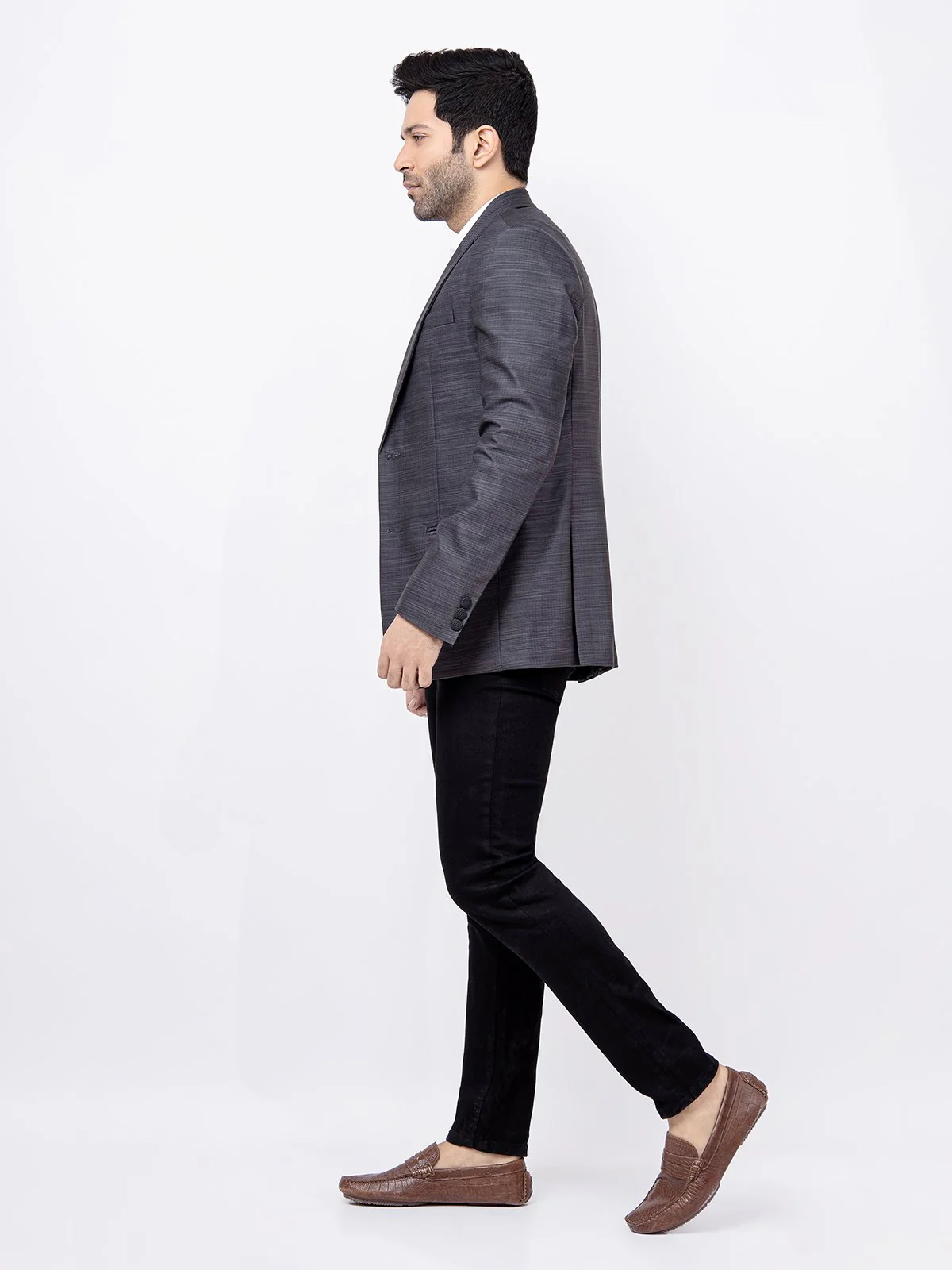 Men's Grey Blazer - EMTB21-6741 - Image 3