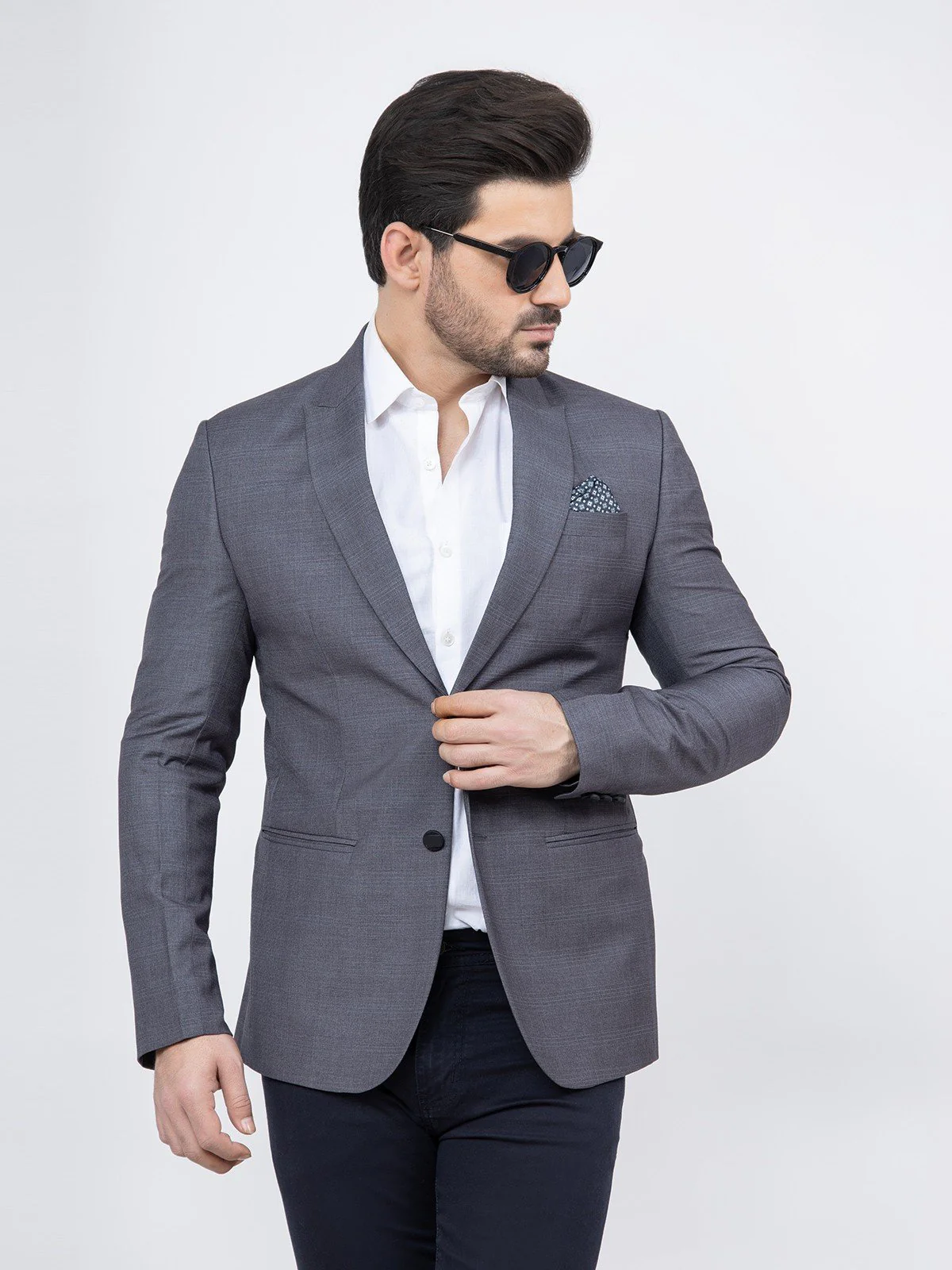 Men's Grey Blazer - EMTB21-6743 - Image 2