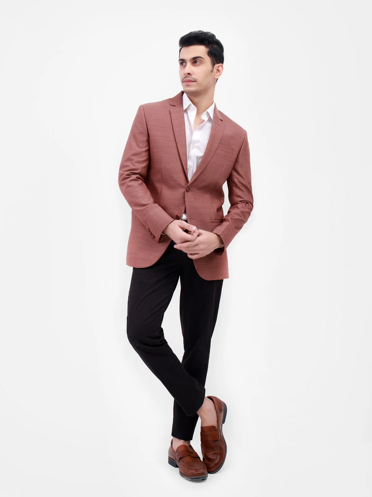 Men's Rustic Brown Blazer - EMTB21-6746 - Image 4