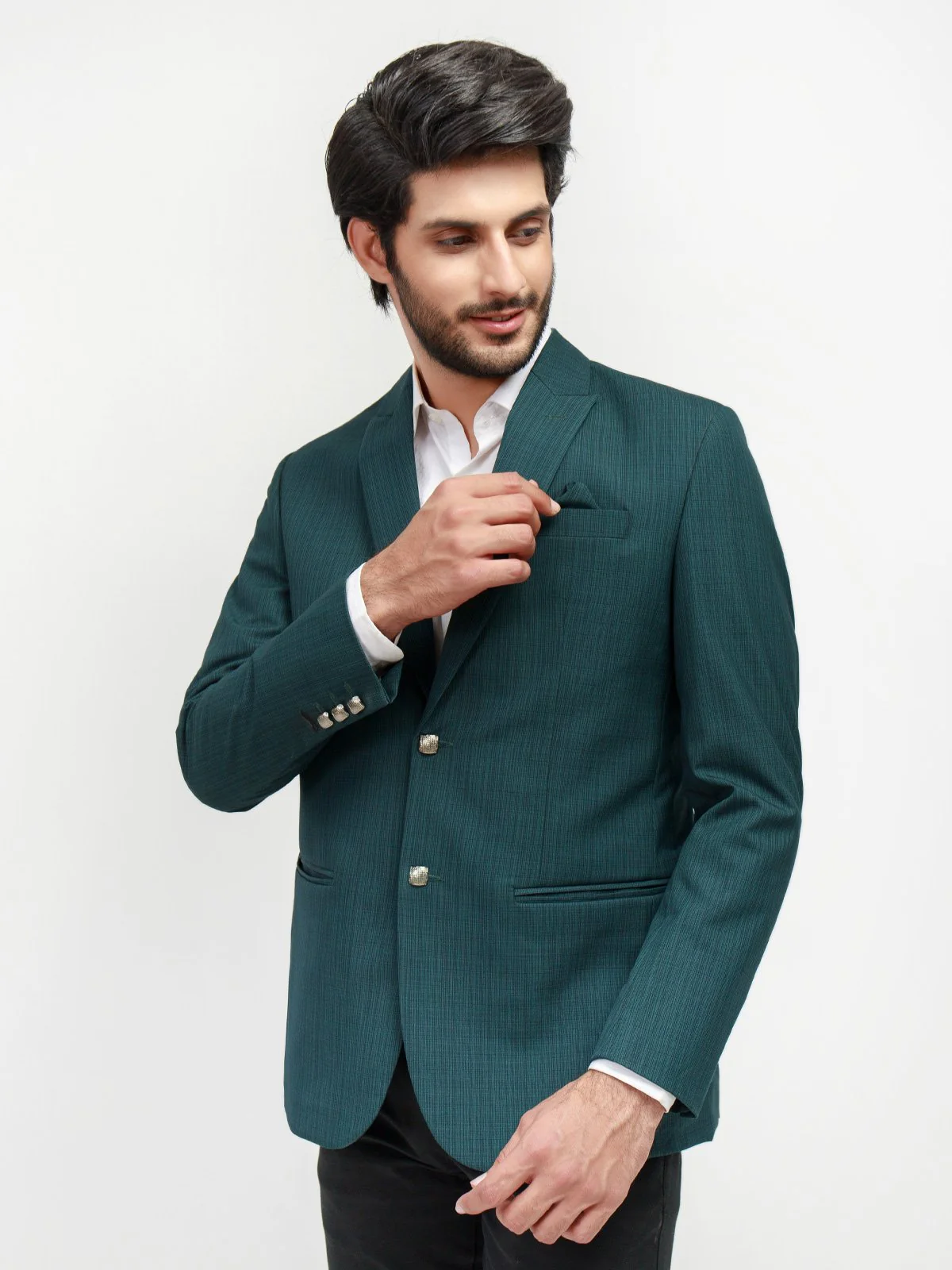 Men's Teal Blazer - EMTB21-6756 - Image 2