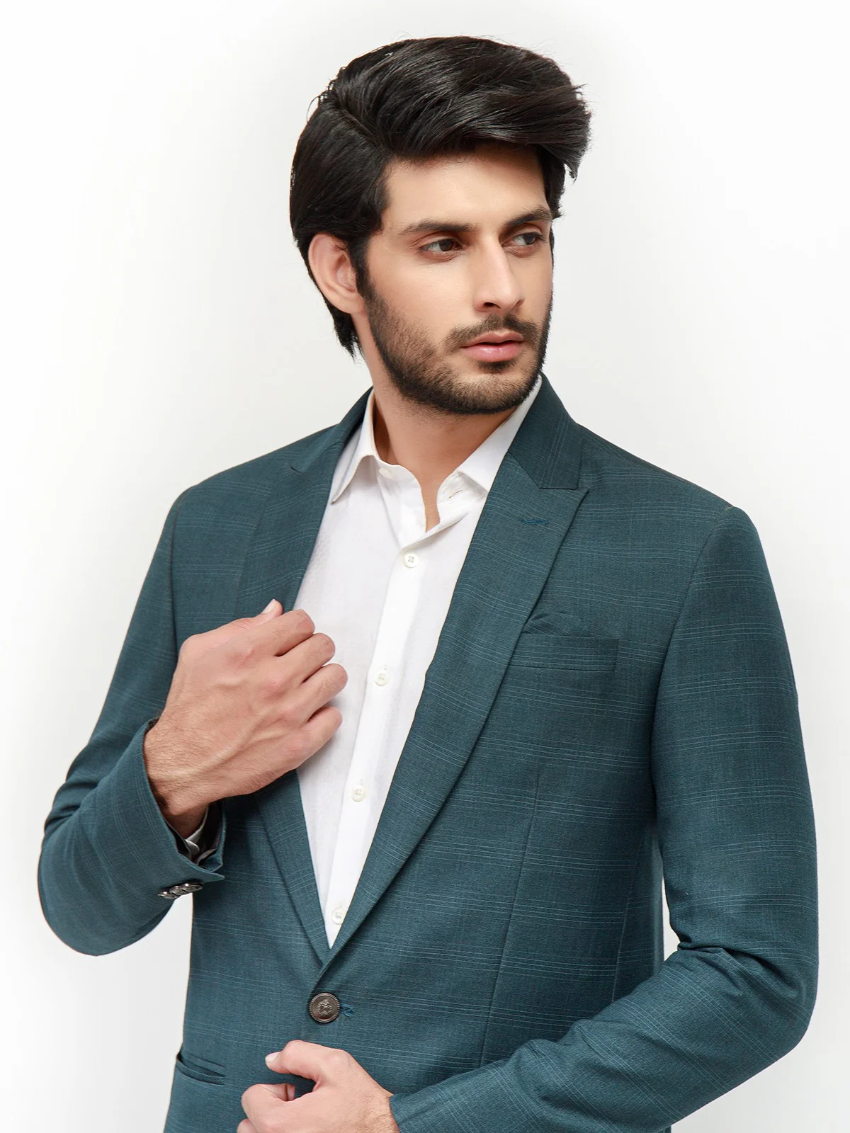 Men's Teal Blazer - EMTB21-6758 - Image 2