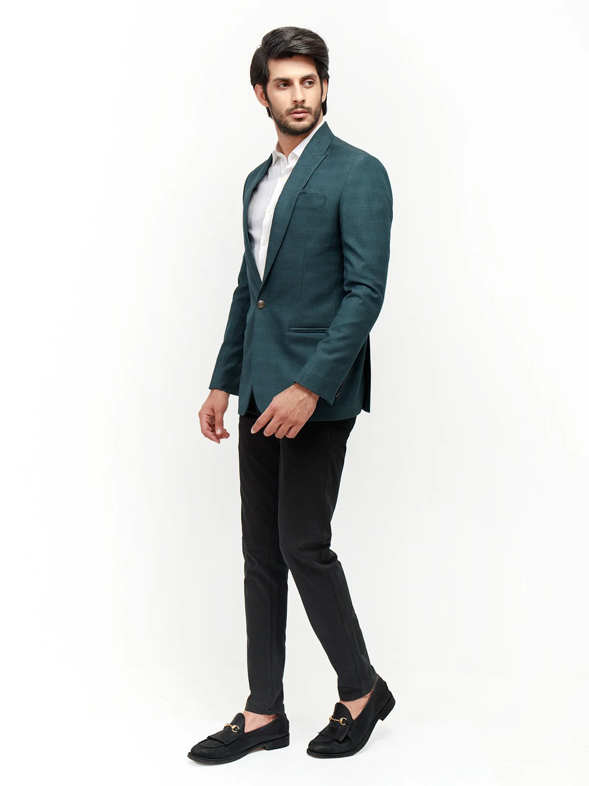 Men's Teal Blazer - EMTB21-6758 - Image 3
