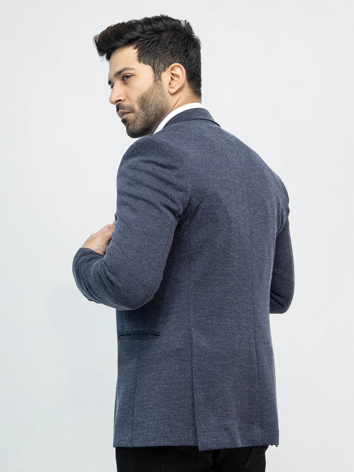 Men's Navy Blazer - EMTB21-8165 - Image 4