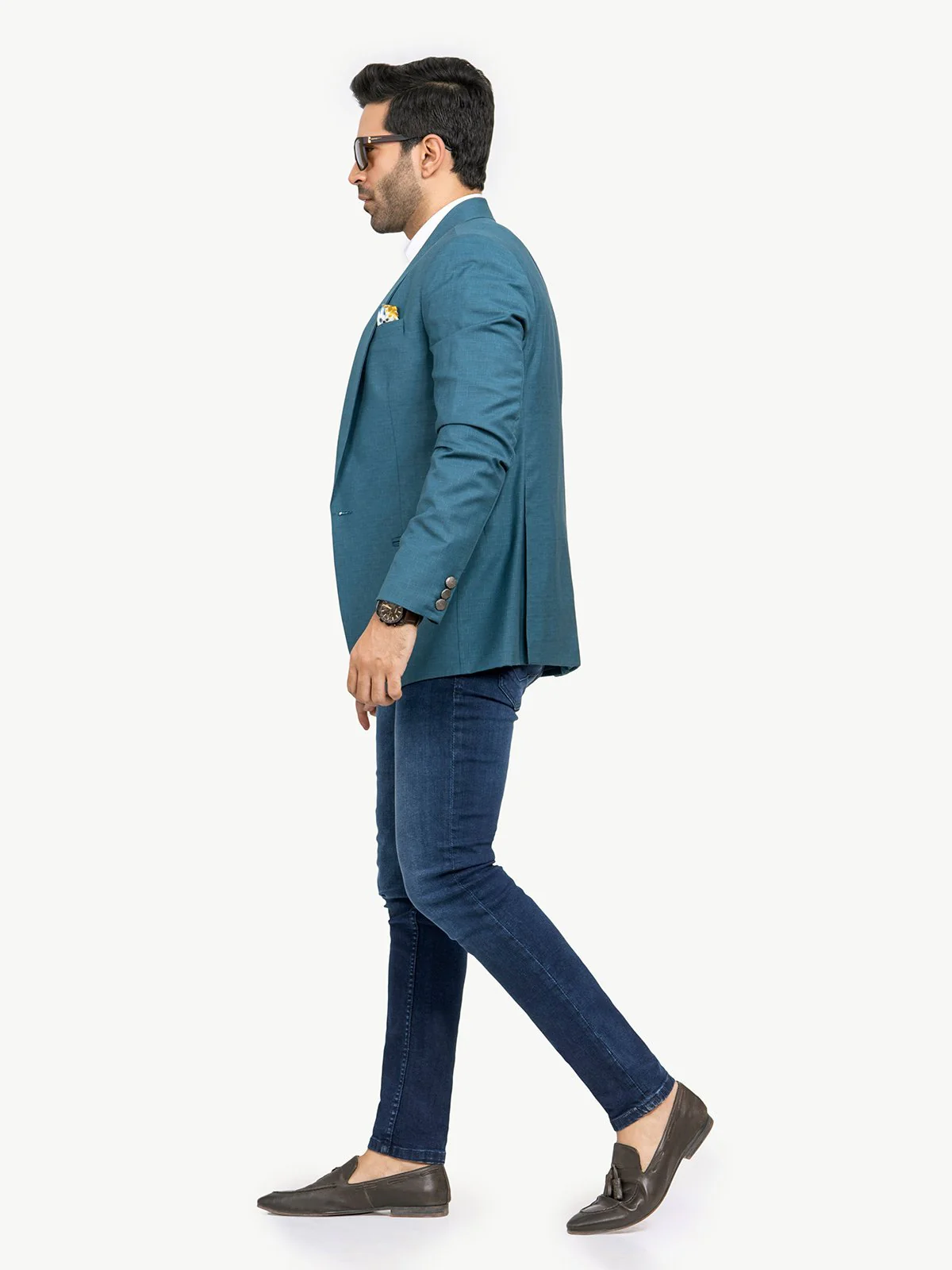 Men's Teal Blazer - EMTB22-6751 - Image 5