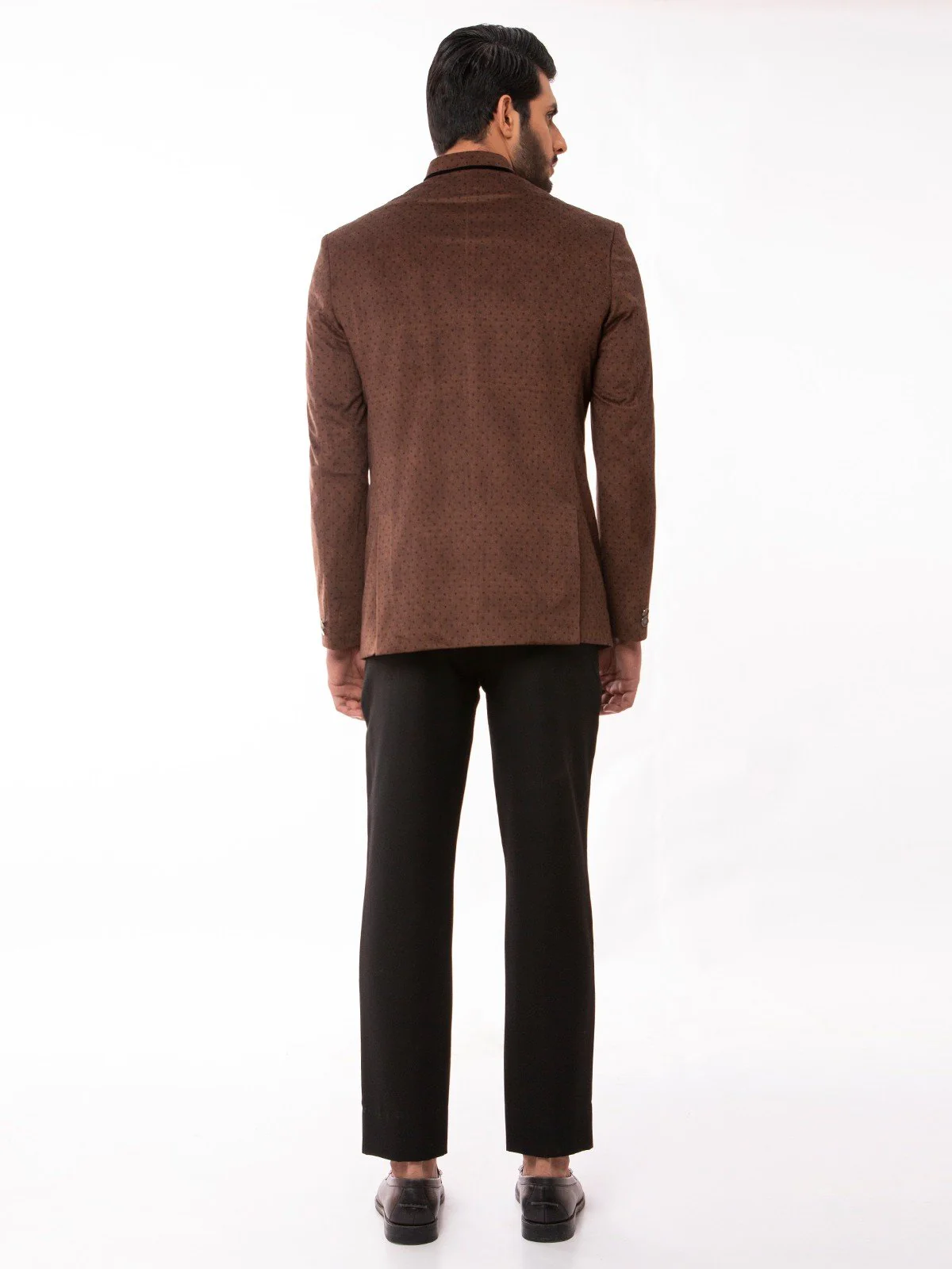 Men's Brown Blazer Ceremonial - EMTBC19-6678 - Image 4