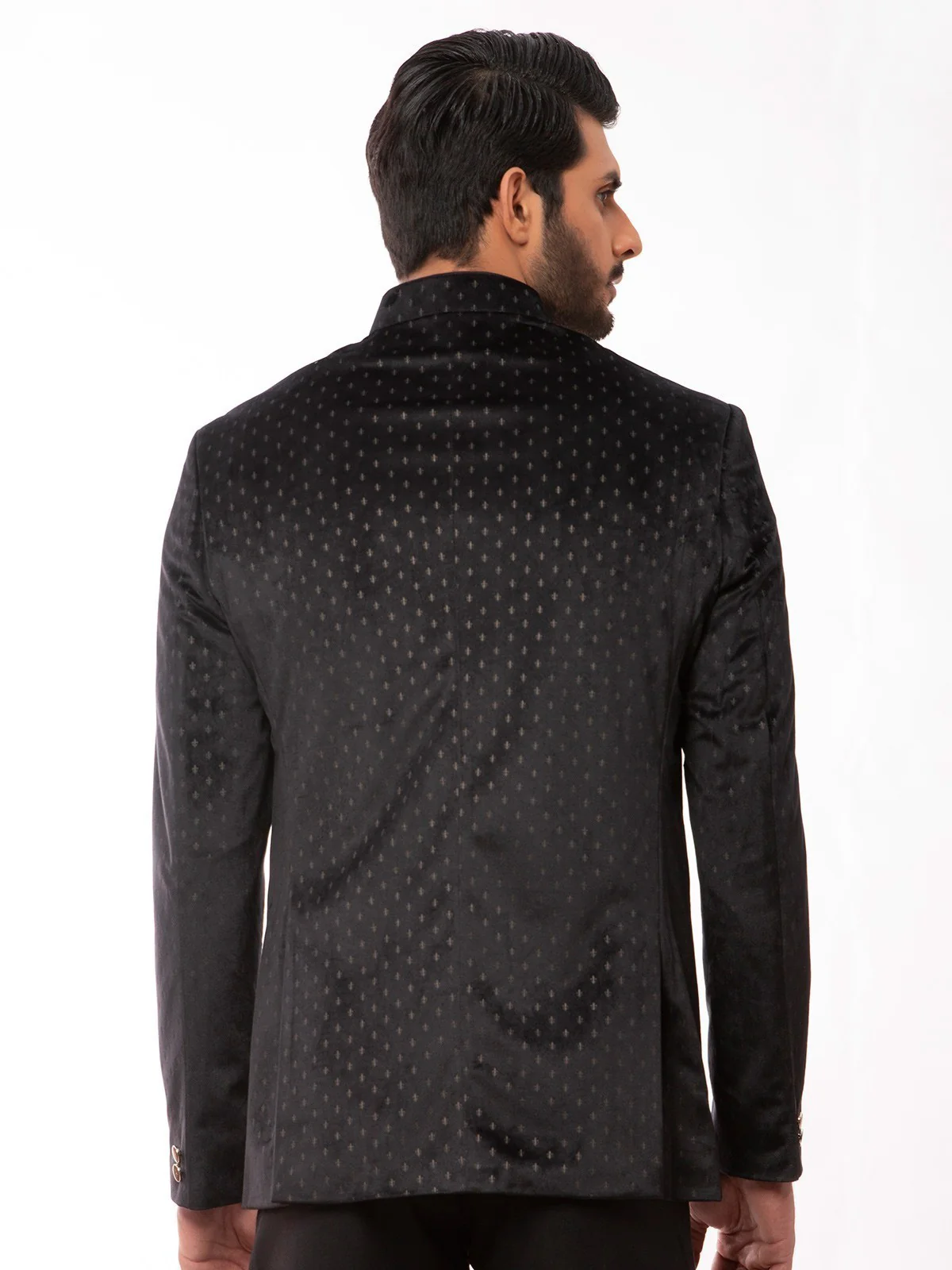 Men's Black Blazer Ceremonial - EMTBC19-6680 - Image 4