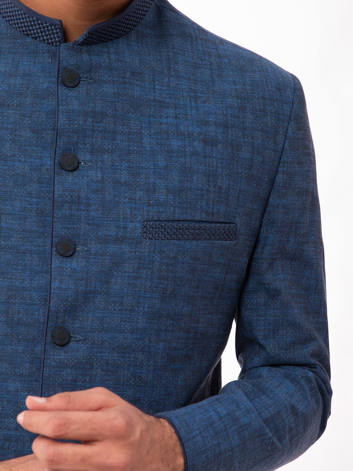 Men's Royal Blue Blazer Ceremonial - EMTBP19-004 - Image 2